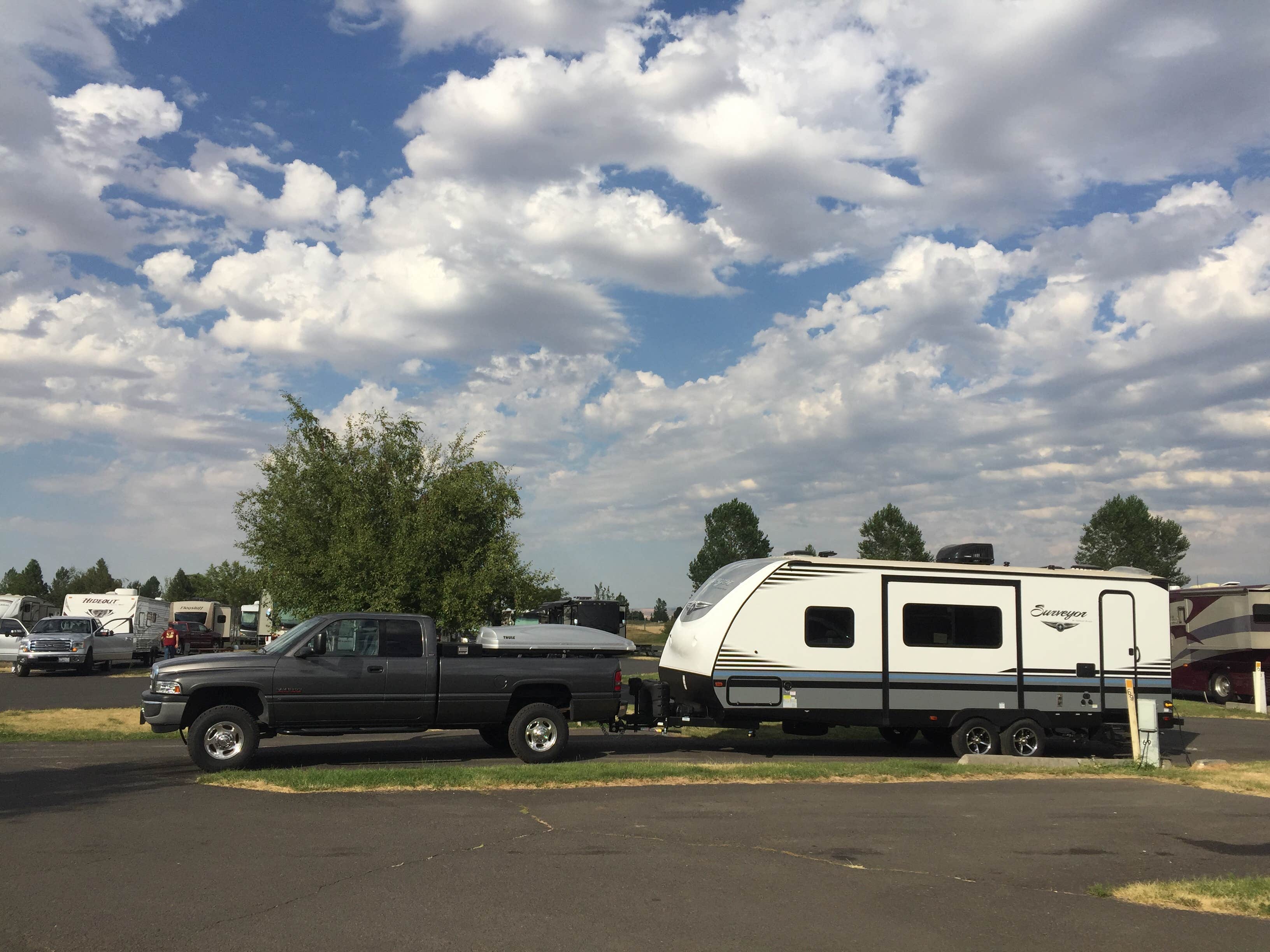 Jill T.'s photo of rv camping at Wildhorse Resort Casino RV Park & Tipi Villiage near Walla Walla, WA