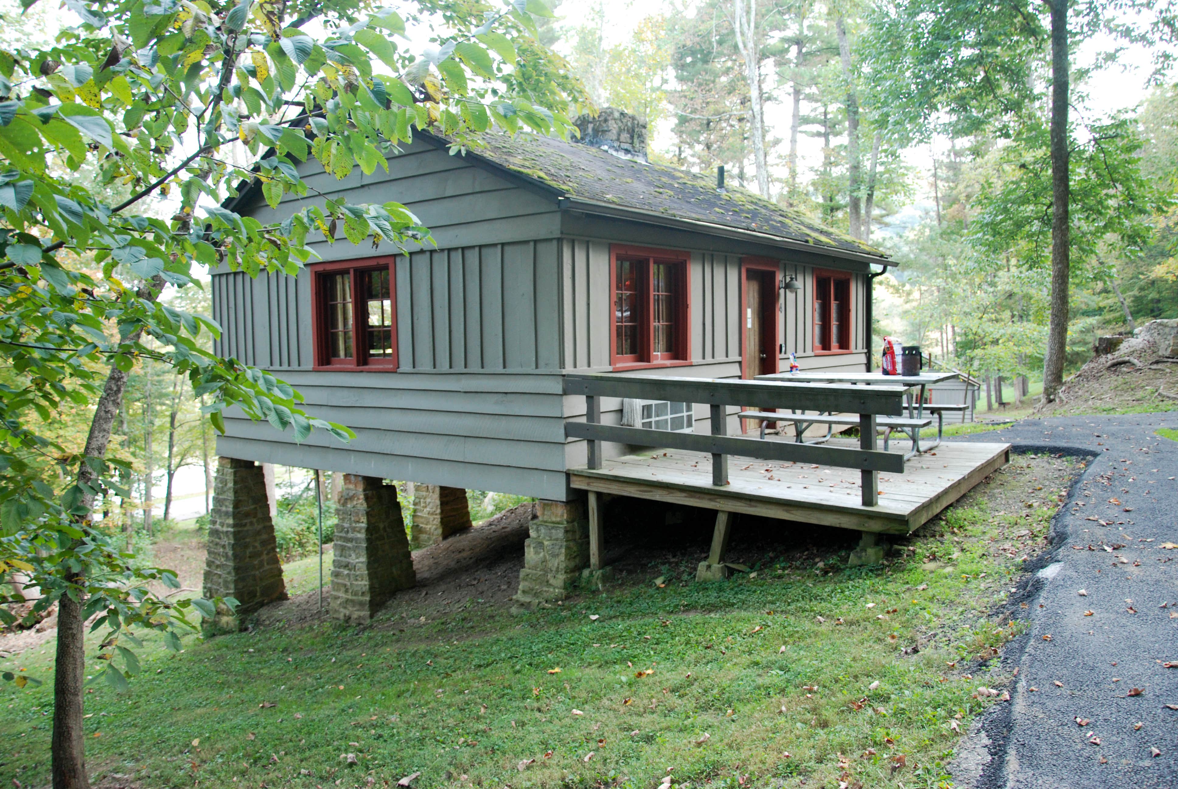 Leon H.'s photo of a cabin at Pike Lake State Park Campground near Lockbourne, OH