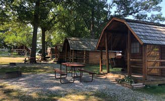 Kathy S.'s photo of glamping accommodations at Elkhart RV Resort by Rjourney near Plymouth, IN