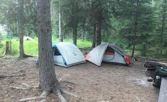 Matthew J.'s photo of tent camping at Bowman Lake Campground — Glacier National Park near Martin City, MT