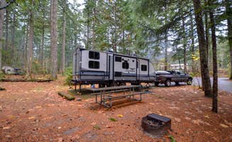 Jill T.'s photo of rv camping at Detroit Lake State Recreation Area Campground near Gates, OR