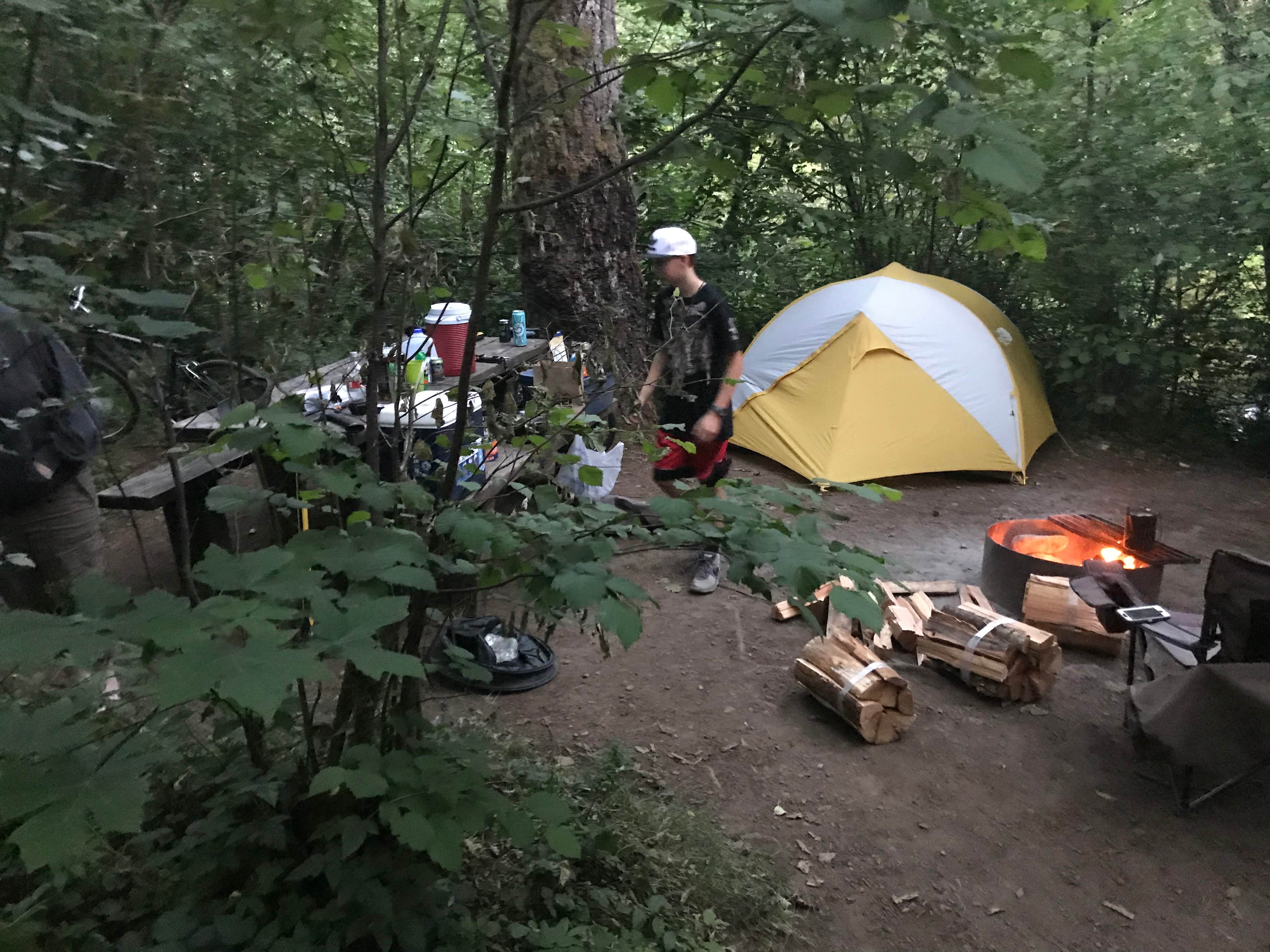 Josh W.'s photo at Sunset Falls Campground near Brush Prairie, WA