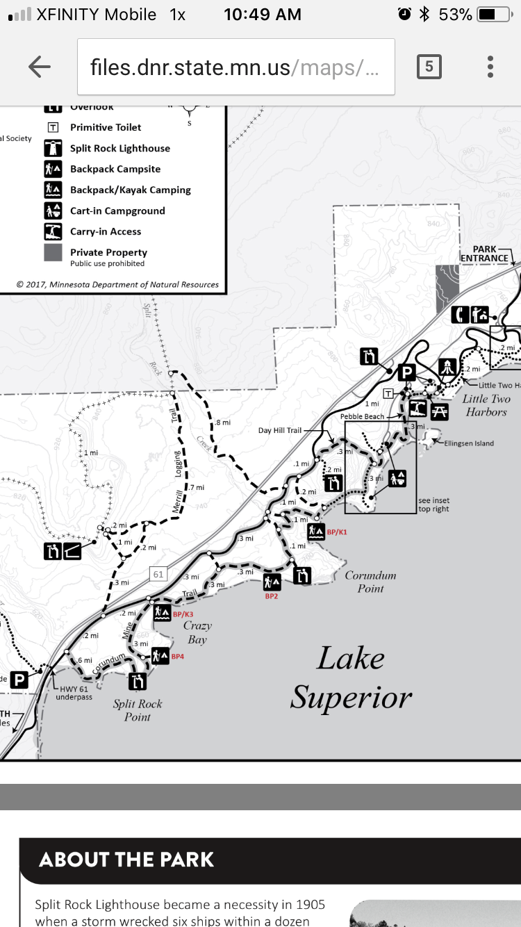 Camper-submitted photo at Finland State Forest Campground near Illgen City, MN