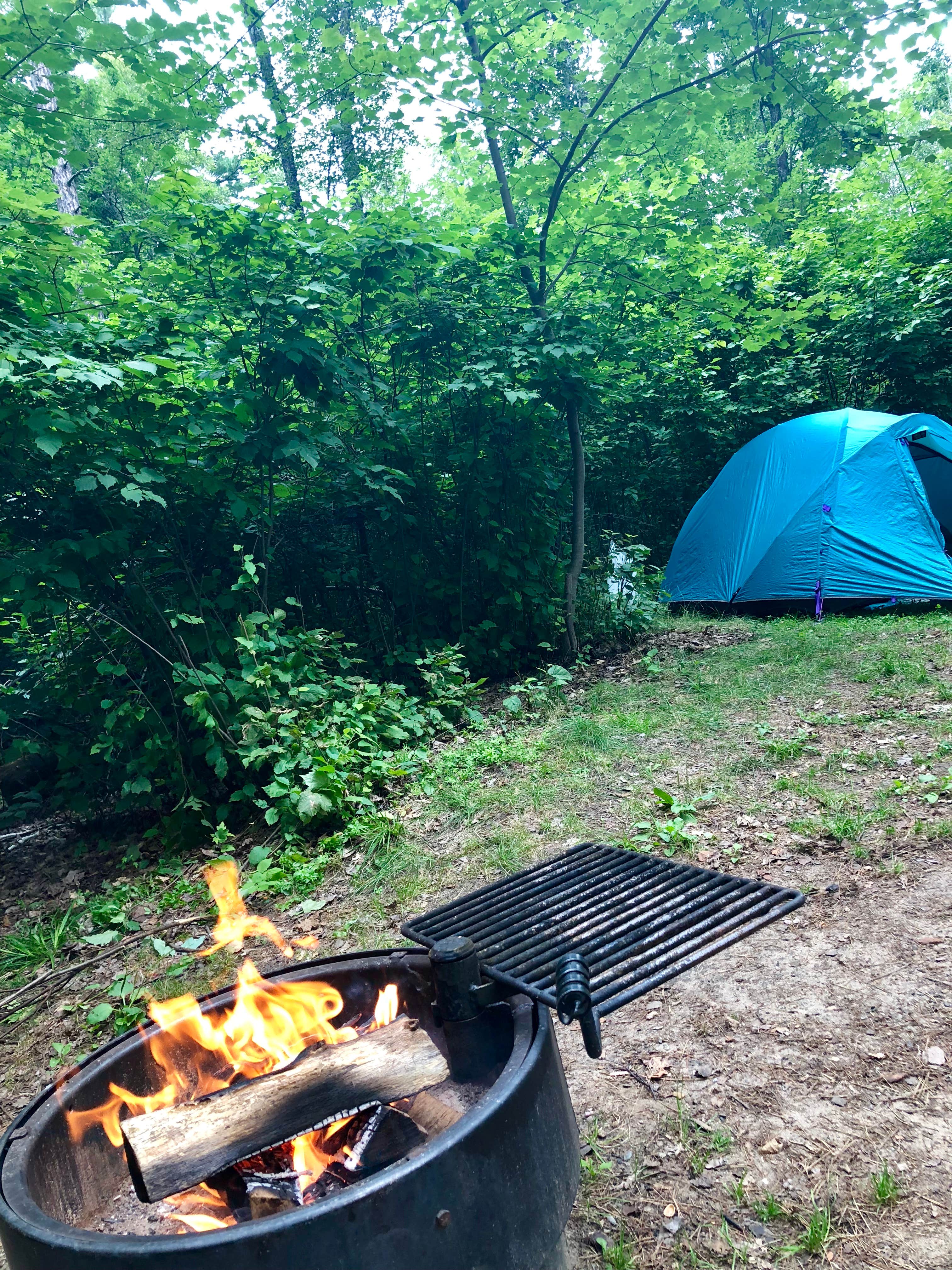 Rachael W.'s photo at Side Lake Campground — McCarthy Beach State Park near Eveleth, MN