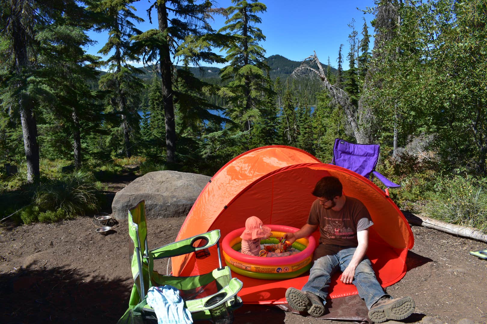 Camper submitted image from Olallie Lake Guard Station Cabin - 3