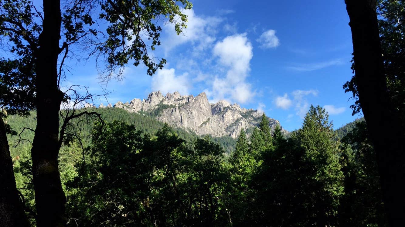Camper-submitted photo at Castle Crags State Park Campground near Lakehead, CA