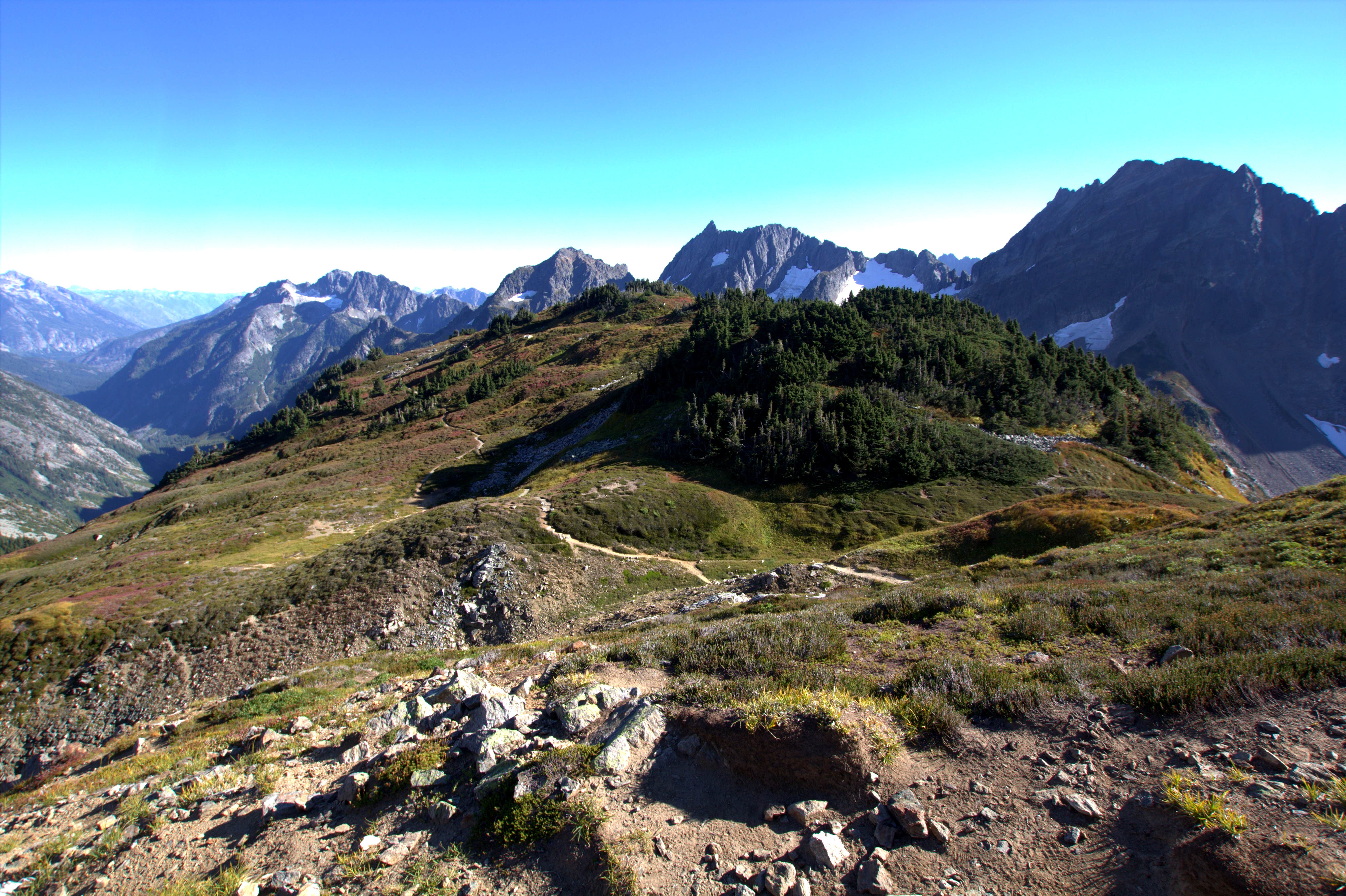 Cascade pass outlet camping