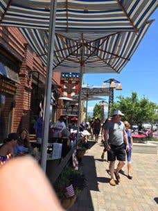 4th of July dinner at the Bar of America in Truckee, CA