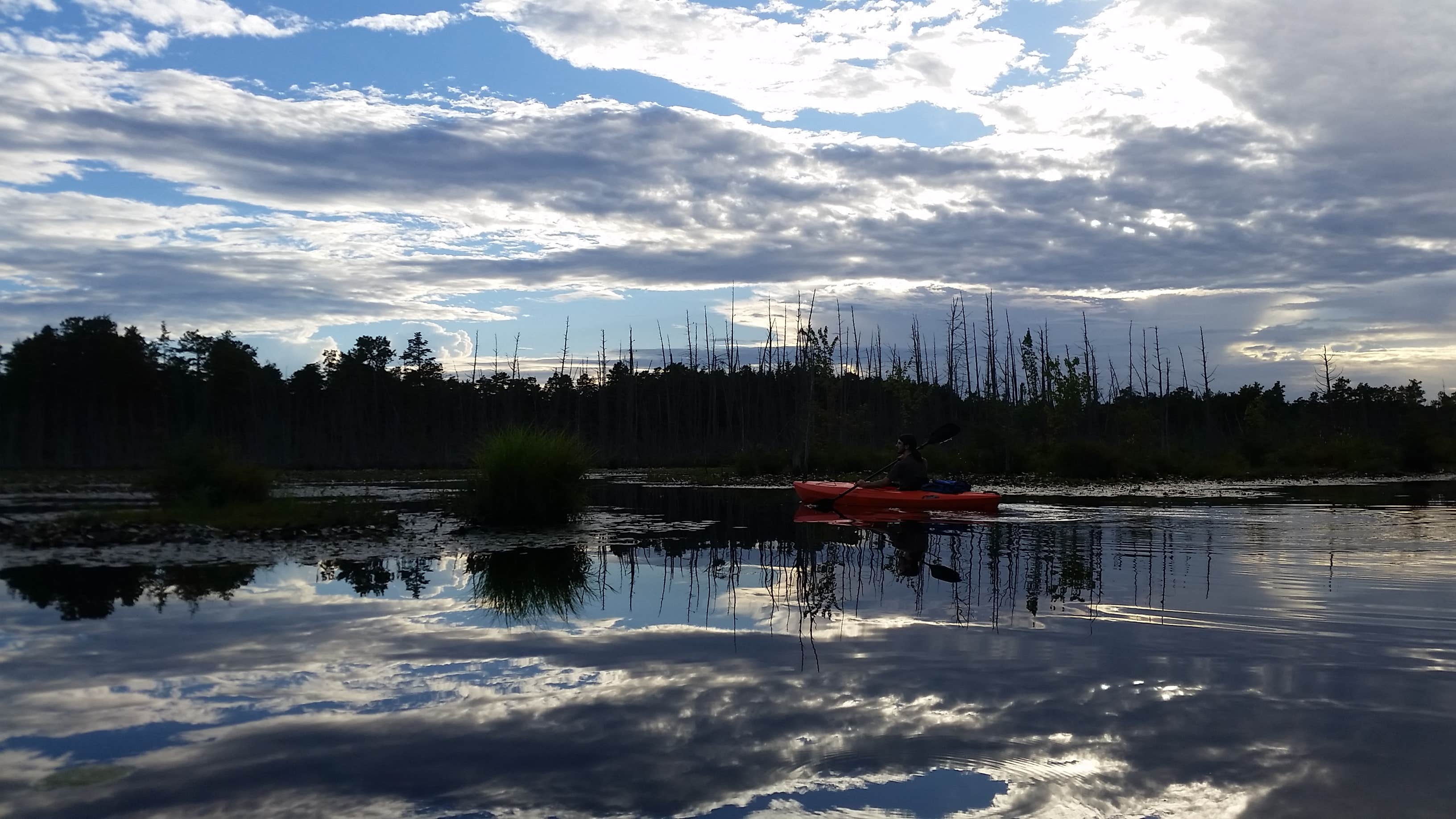 Camper-submitted photo at Goshen Pond — Wharton State Forest near Hammonton, NJ