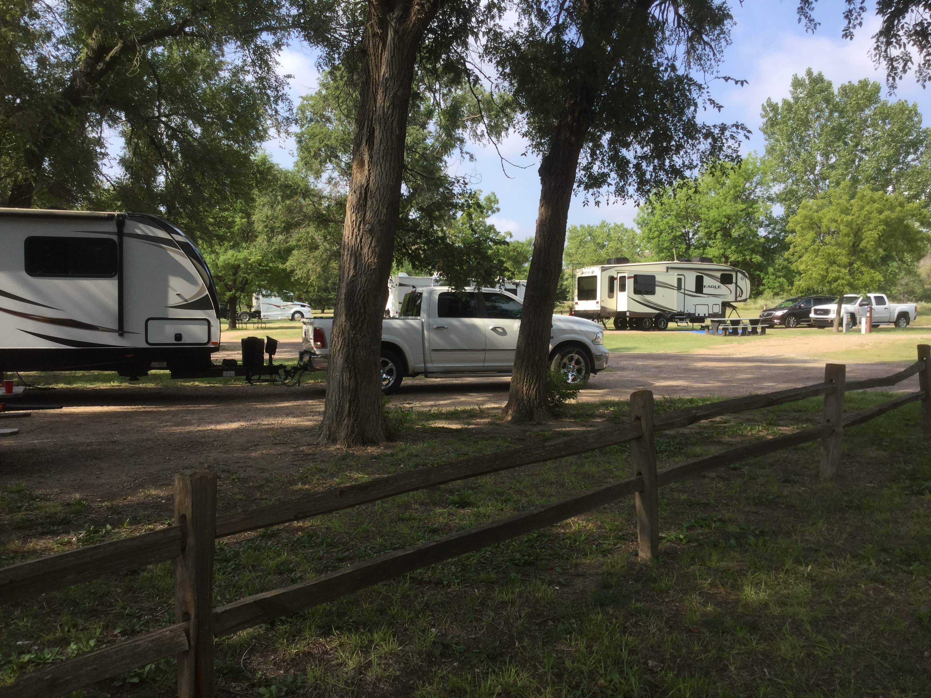 Shannon G.'s photo of rv camping at Elm Grove — Historic Lake Scott State Park near Oakley, KS
