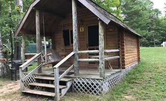 Megan C.'s photo of a cabin at Mackinaw City / Mackinac Island KOA near Brutus, MI