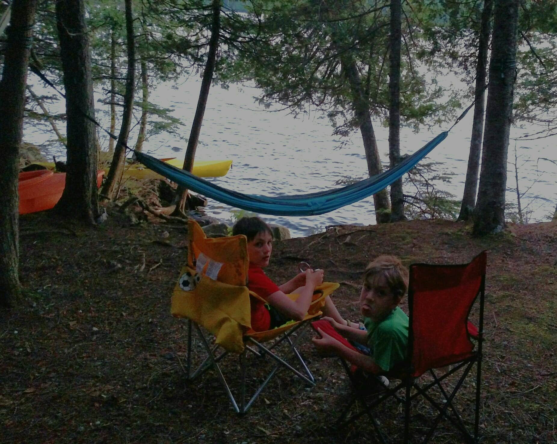Michelle R.'s photo at Dunn Point Campground — Lily Bay State Park in Maine
