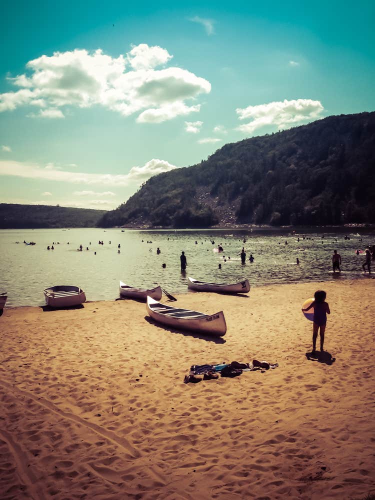 Camper-submitted photo at Northern Lights Campground — Devils Lake State Park near Prairie du Sac, WI