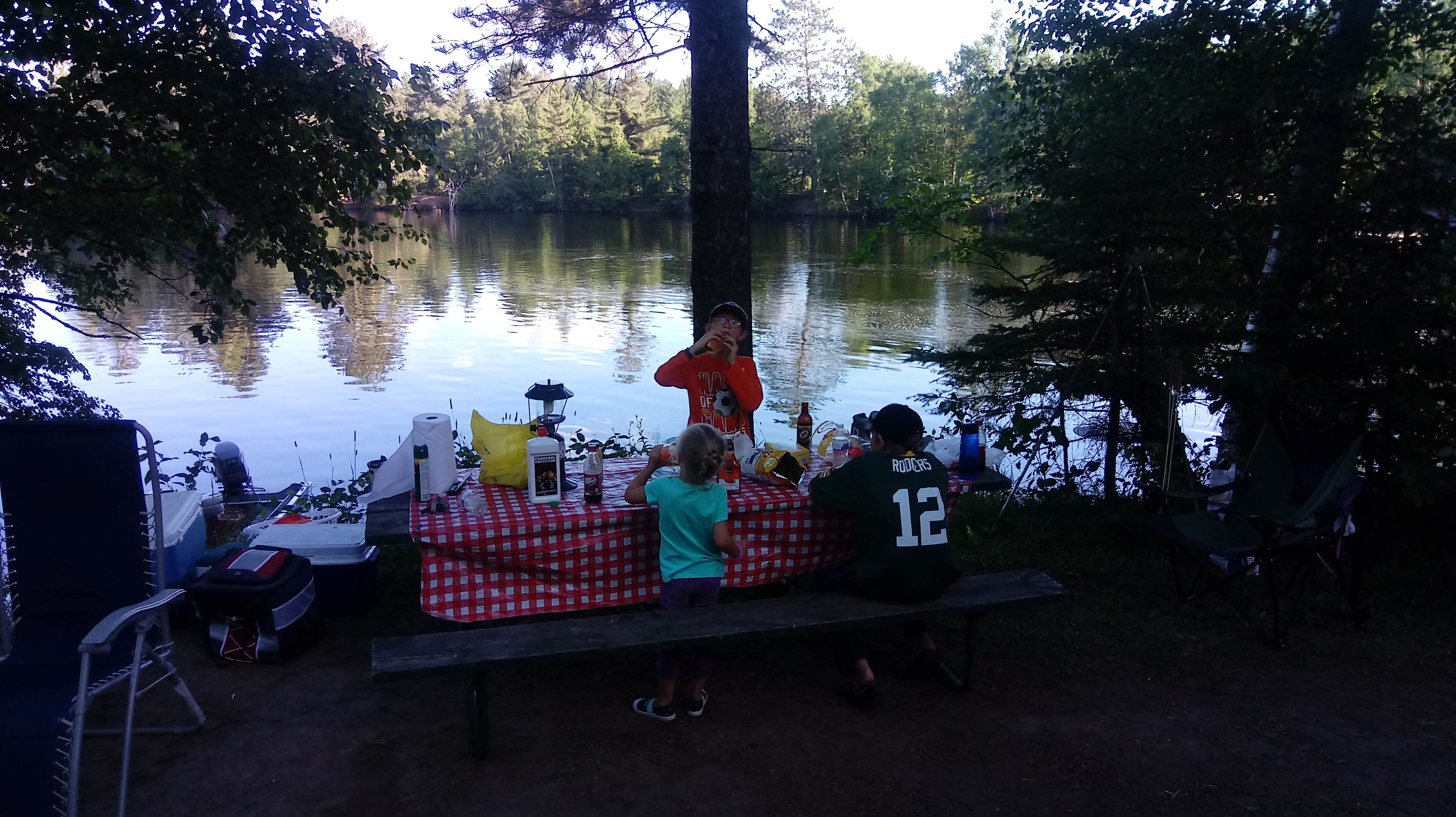 Camper-submitted photo at Popular Side 3 - Lake of the Falls near Mercer, WI