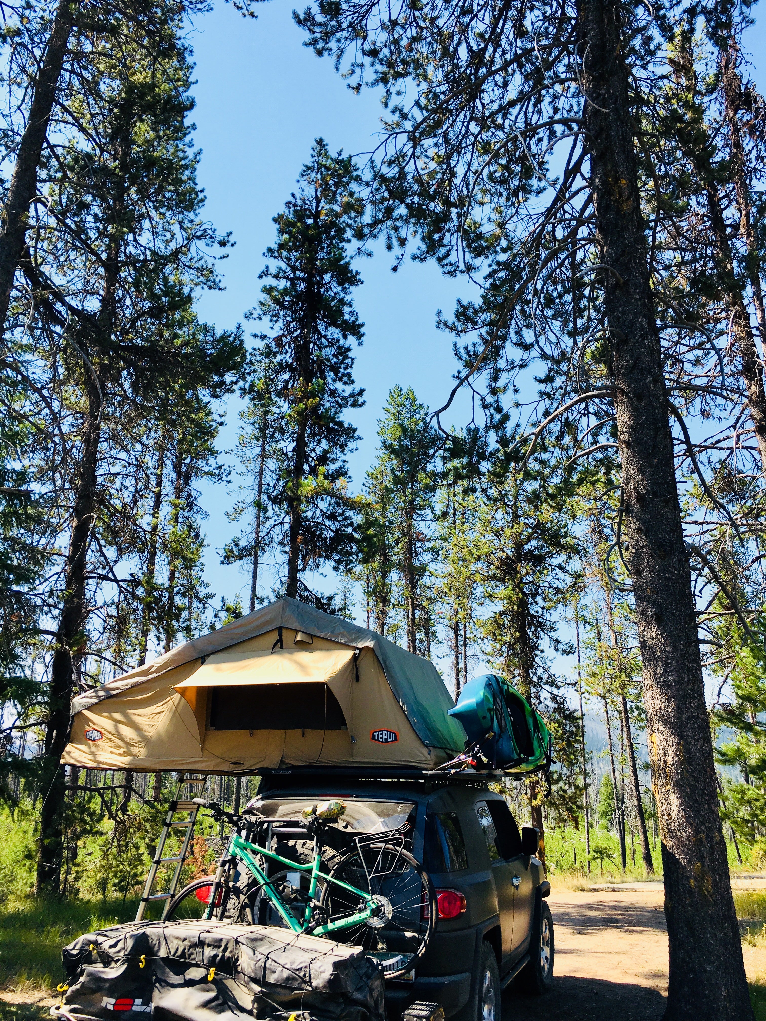 Yellowpine campground, Boise National Forest, Idaho (July 2018)