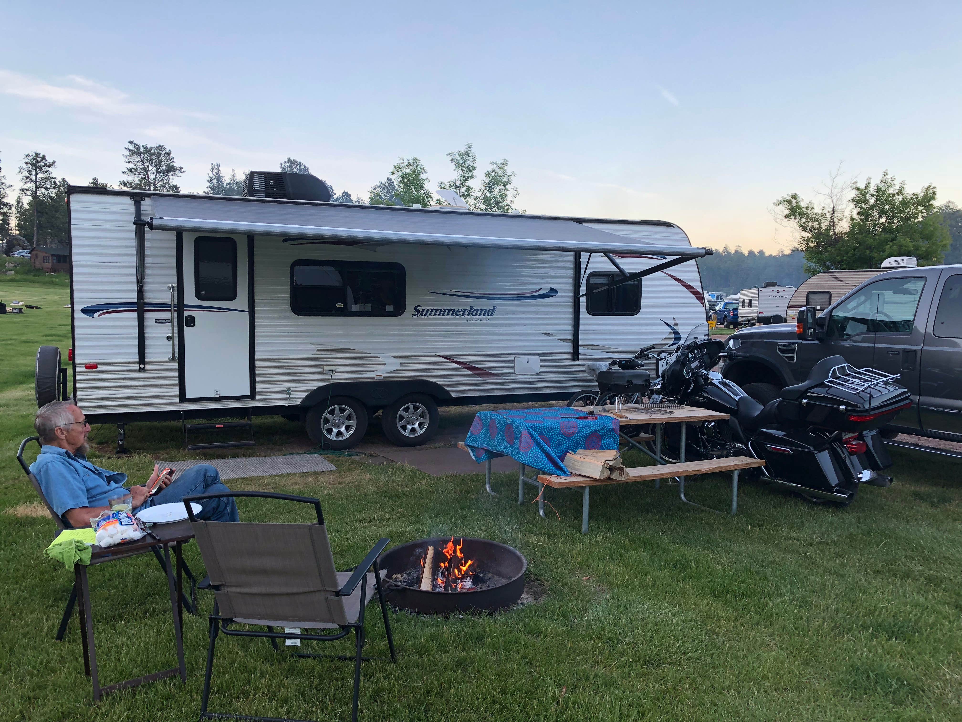 A campsite
