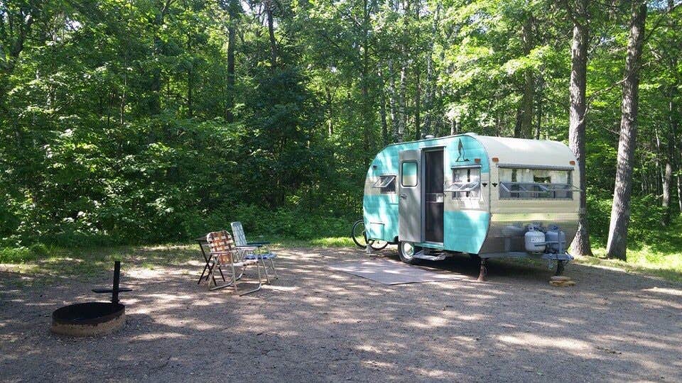 Kristen B.'s photo of rv camping at Cross Lake Recreation Area near Palisade, MN