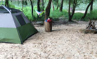 Alyssa V.'s photo of tent camping at Stone Cliff Campground — New River Gorge National Park and Preserve near Pembroke, VA