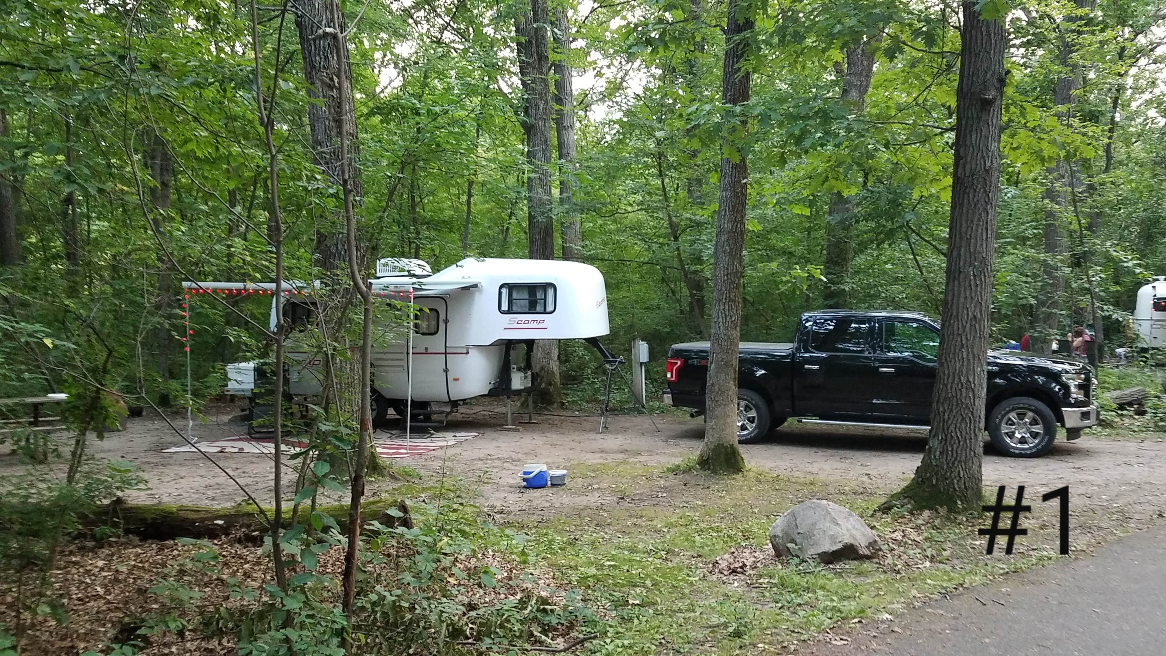 Mary S.'s photo of rv camping at Charles A. Lindbergh State Park Campground near Albany, MN