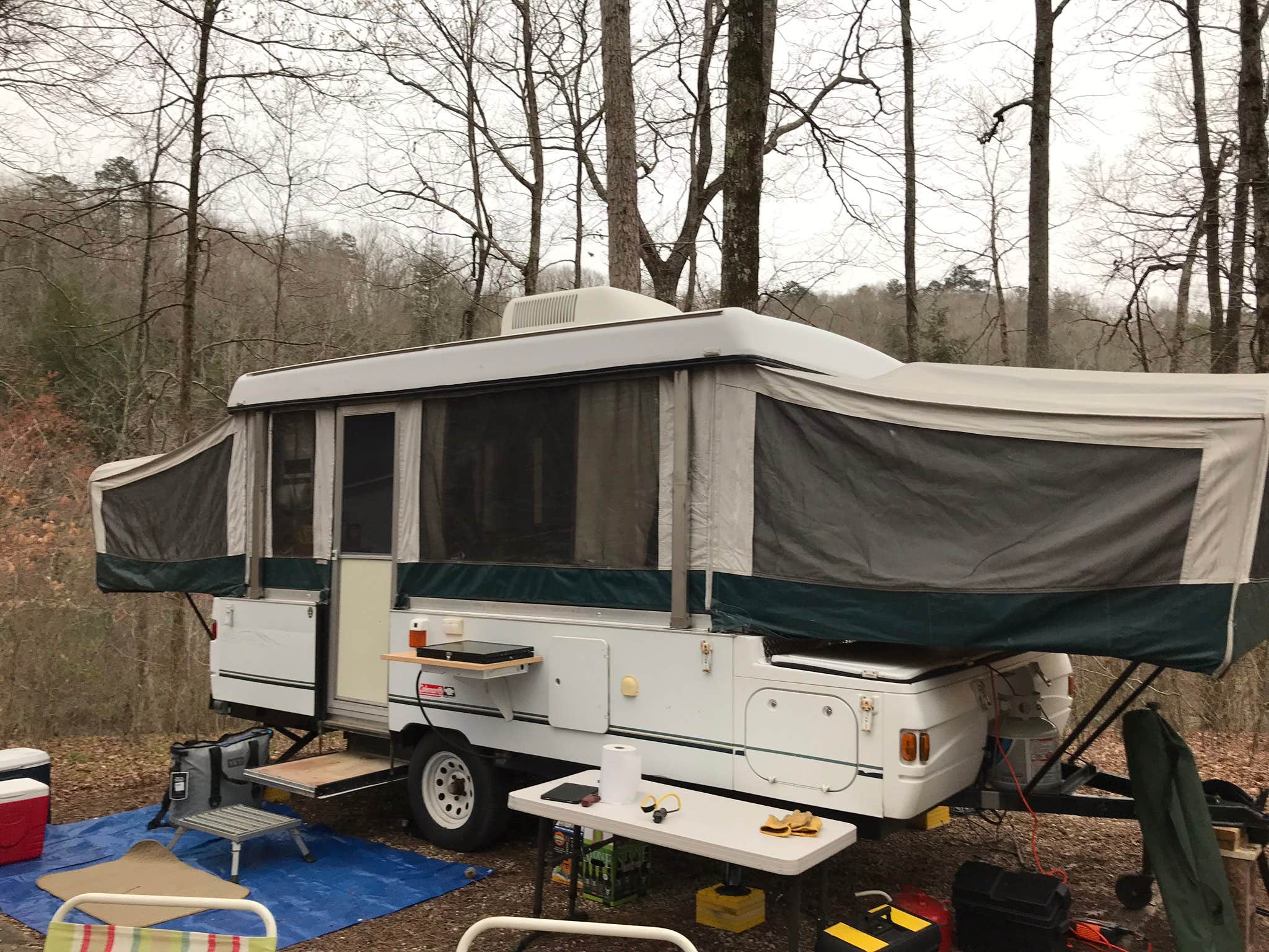 Melanie C.'s photo of rv camping at Brushy Lake Recreation Area near Hodges, AL
