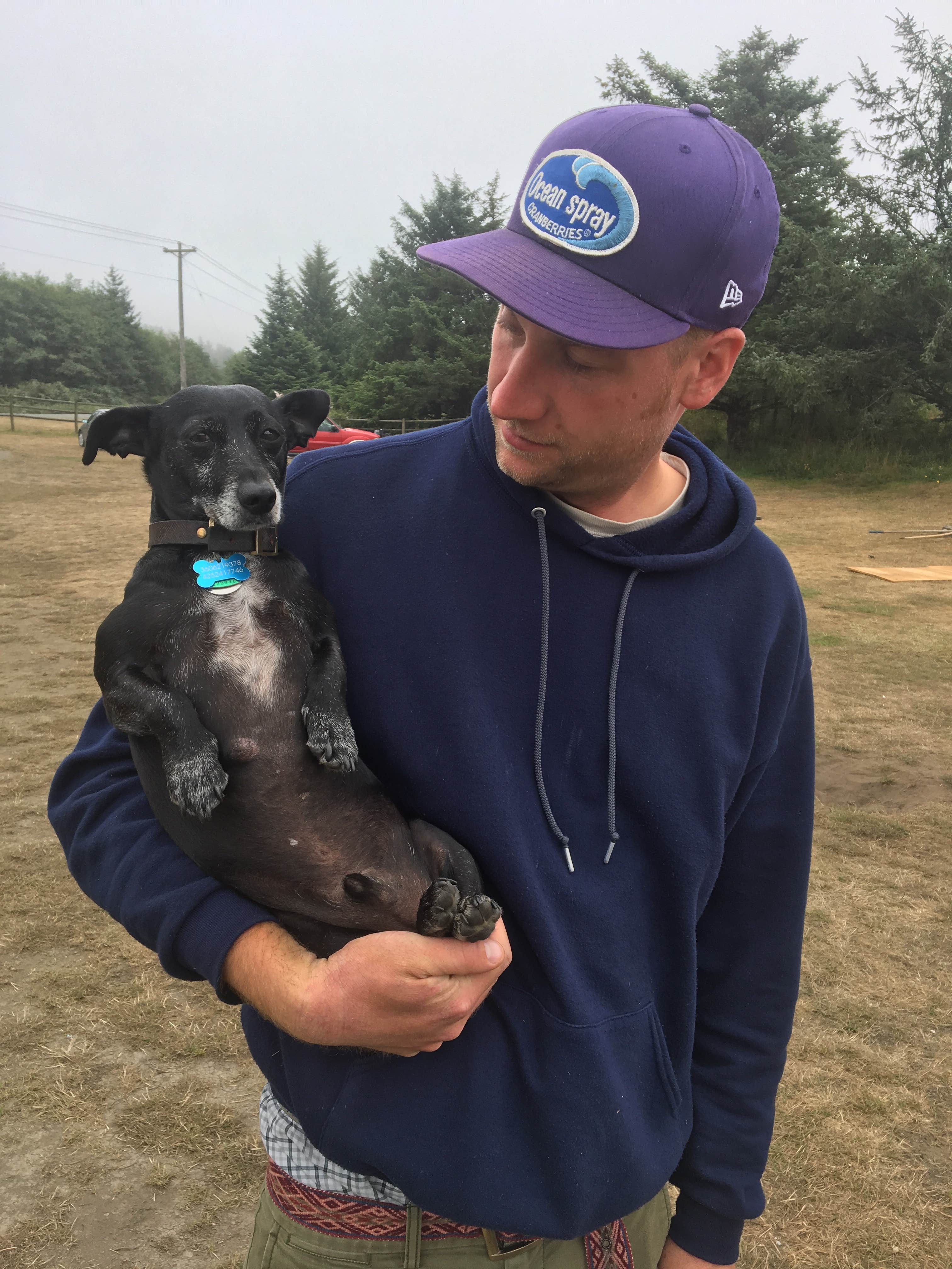 Zach A.'s photo of camping with pets at Hobuck Resort and Beach Area near La Push, WA