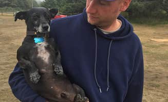 Zach A.'s photo of camping with pets at Hobuck Resort and Beach Area in Washington