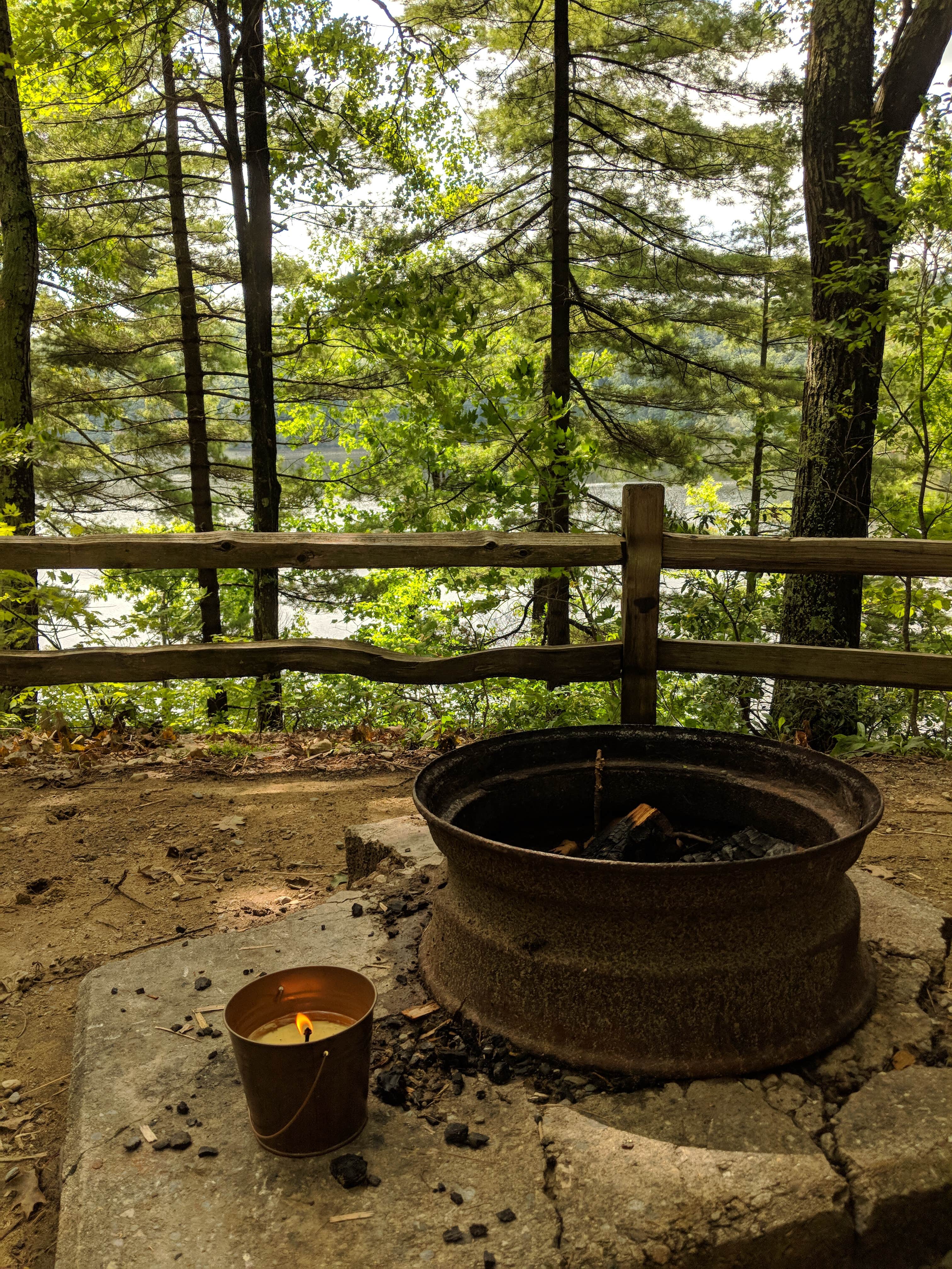 Camper-submitted photo at Barton Cove Campground near Whately, MA