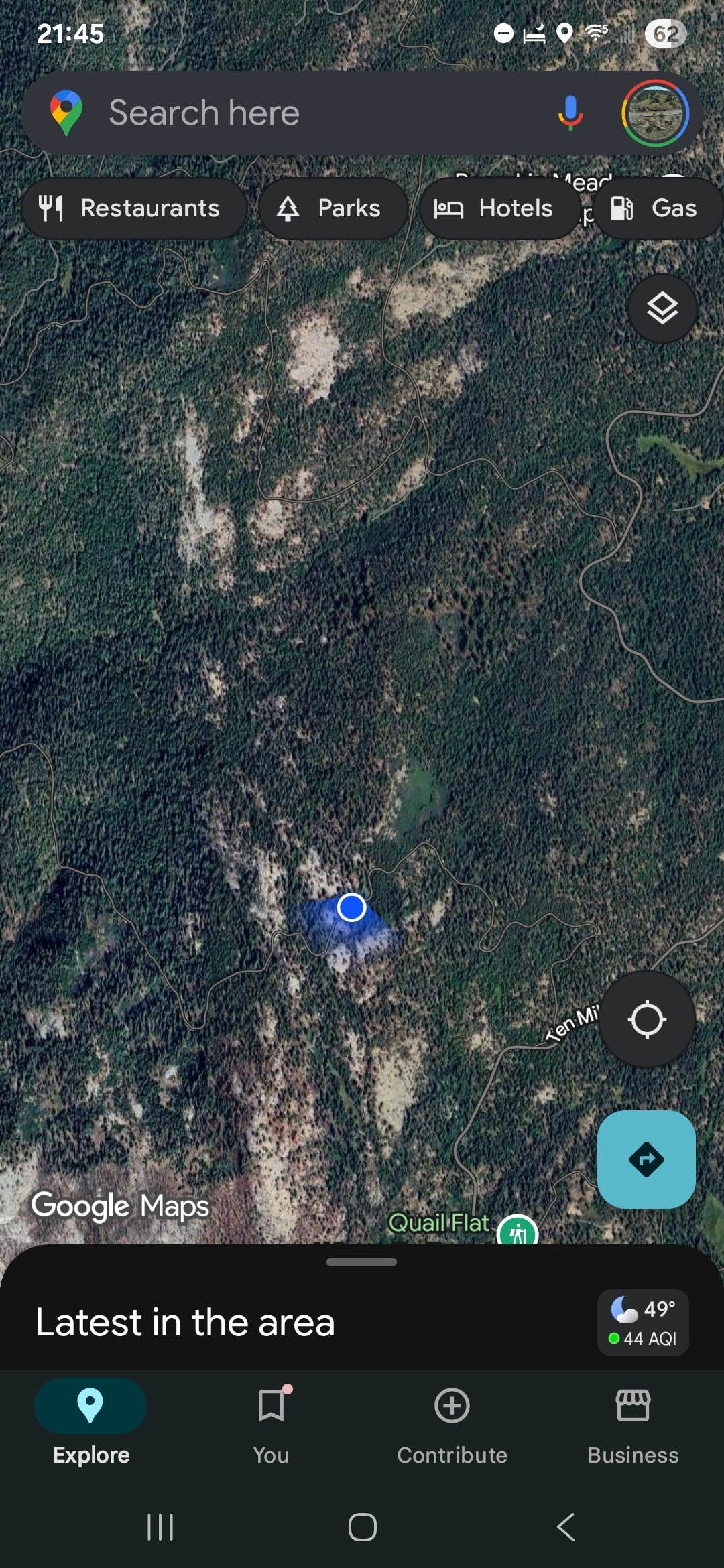 Camper-submitted photo at FS Road 13s09 Dispersed Camp - Ten Mile Road near Hume, CA