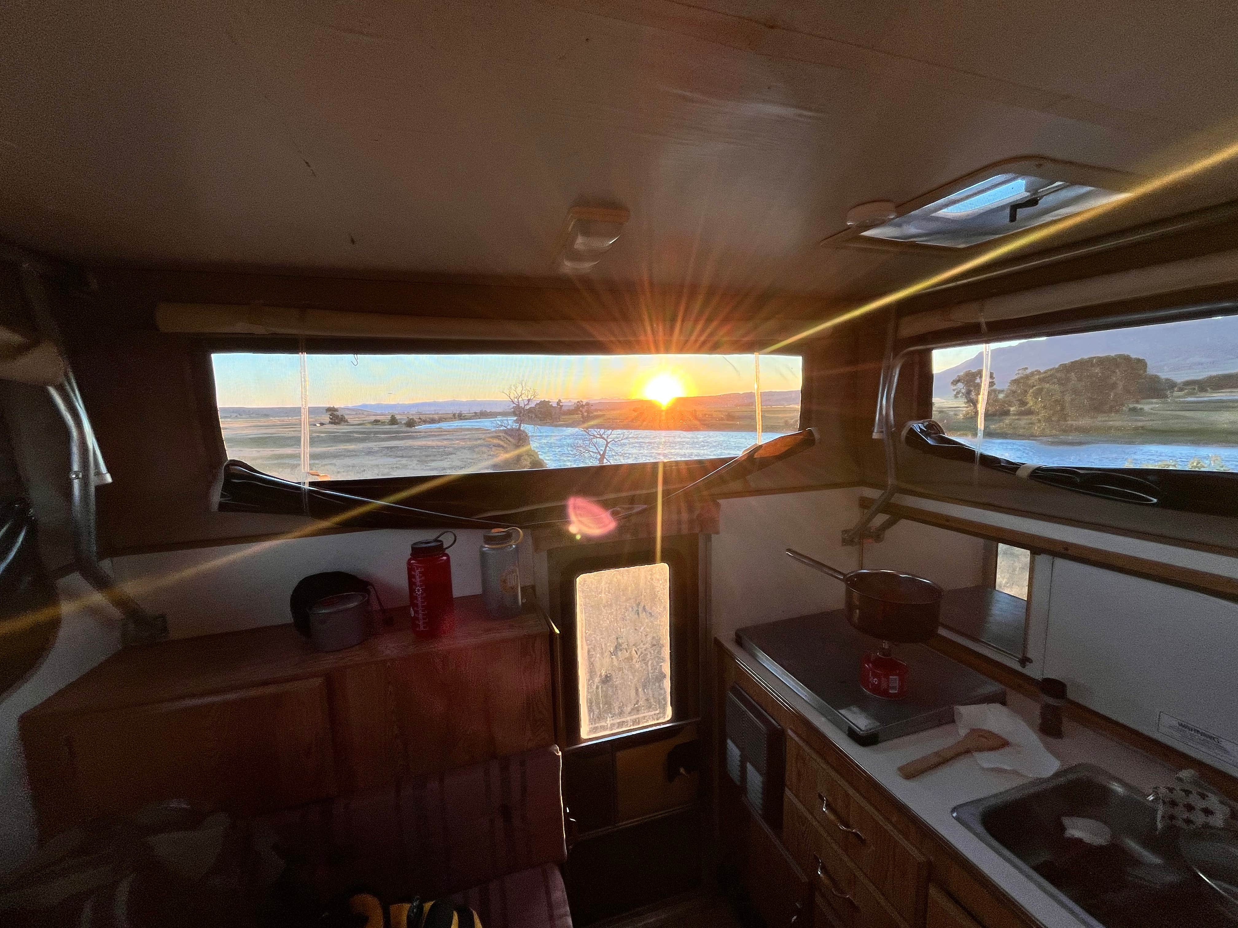 Noah C.'s photo of a dispersed camping area at Pig Farm Fishing Access Camp near Gallatin National Forest