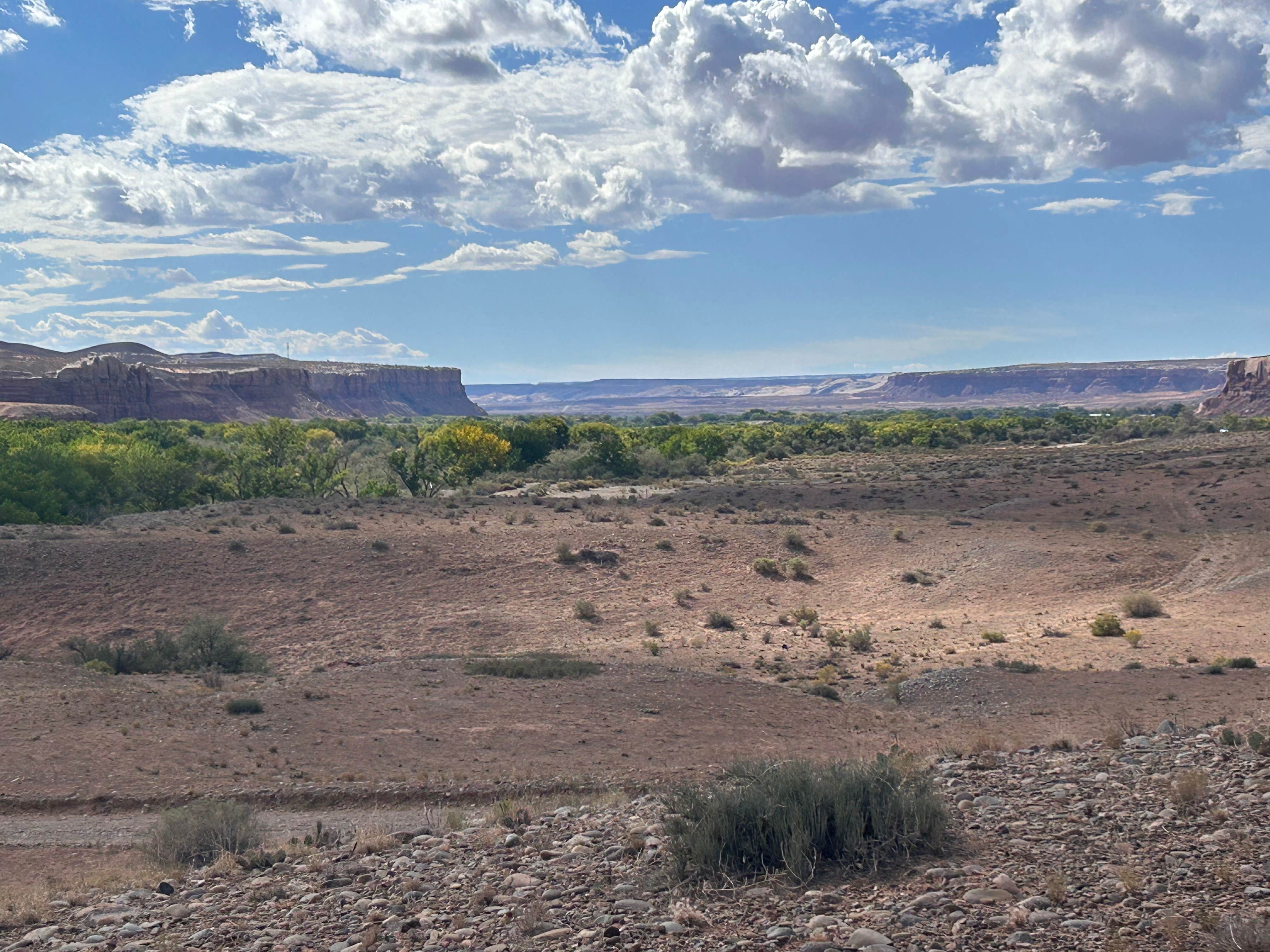 Camper-submitted photo at Abandonded Bridge on San Juan River near Montezuma Creek, UT