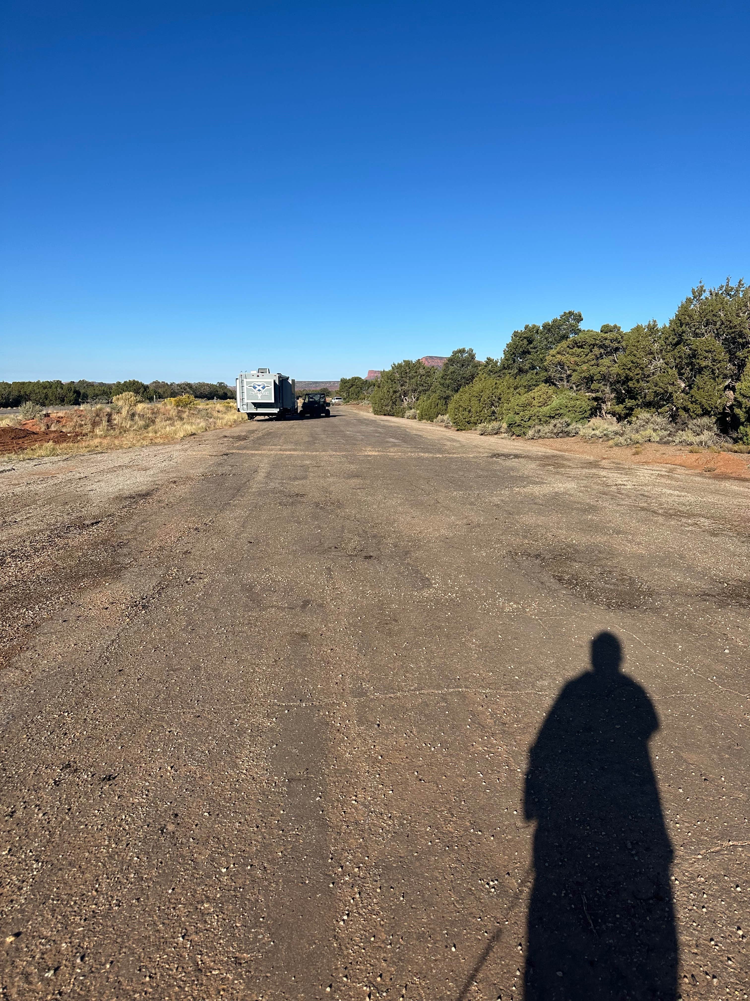 Camper submitted image from Abandoned Air Strip on Route 95 - 3