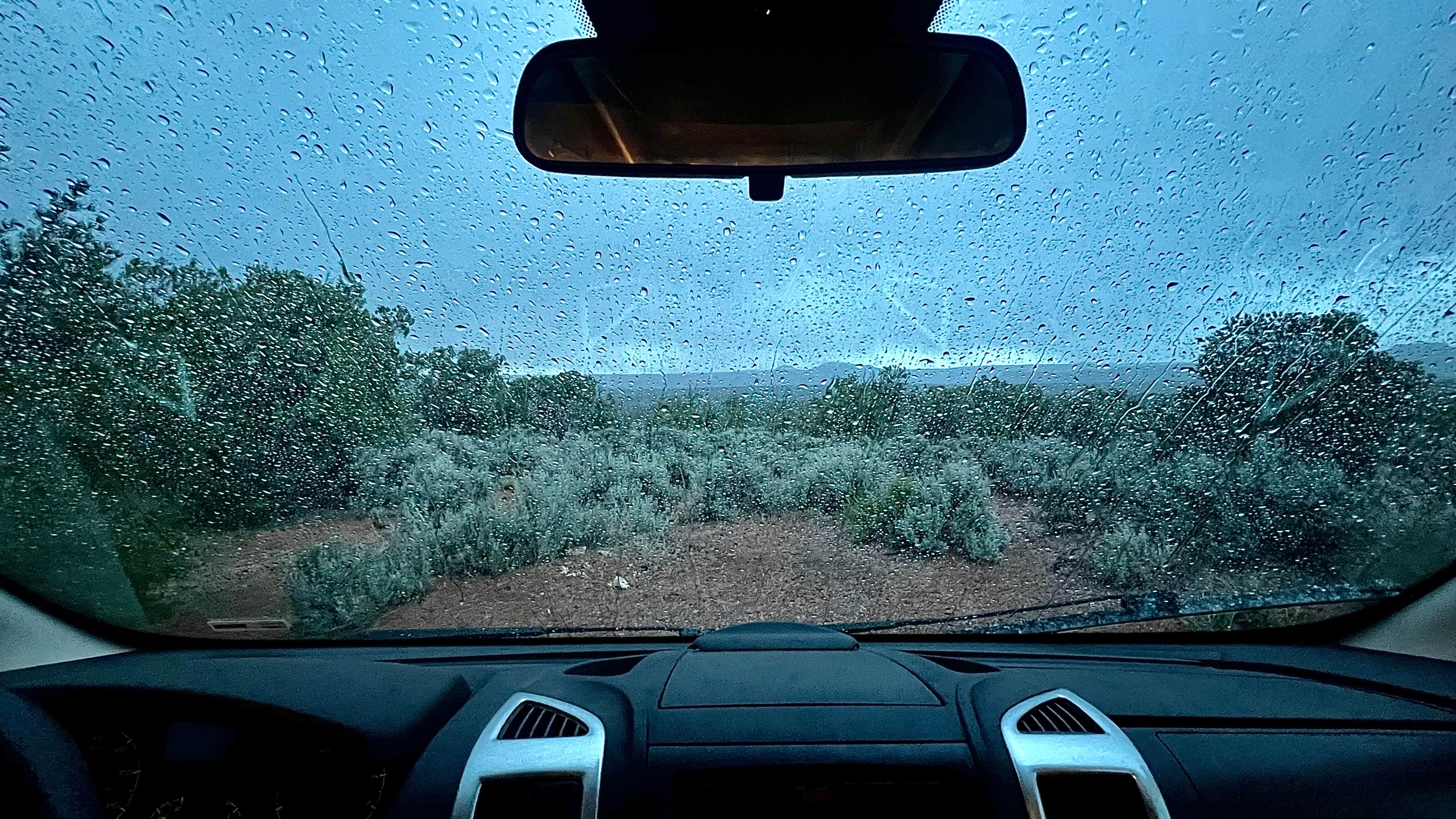 Camper submitted image from Abandoned Air Strip on Route 95 - 1