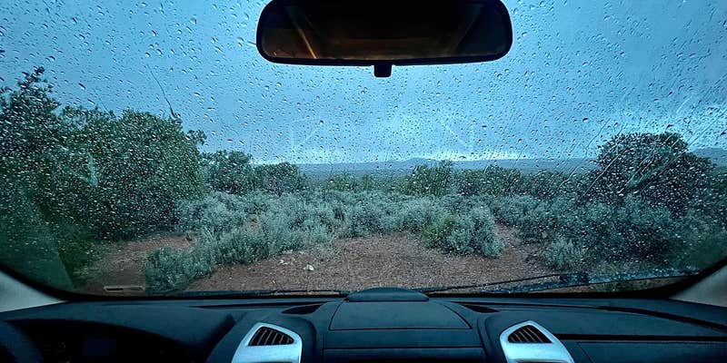 Camper submitted image from Abandoned Air Strip on Route 95