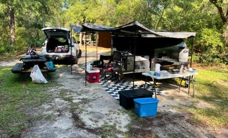 Camping near Magnolia Branch Wildlife Reserve RV/Tent Camping: Adventures Unlimited, Milton, Florida