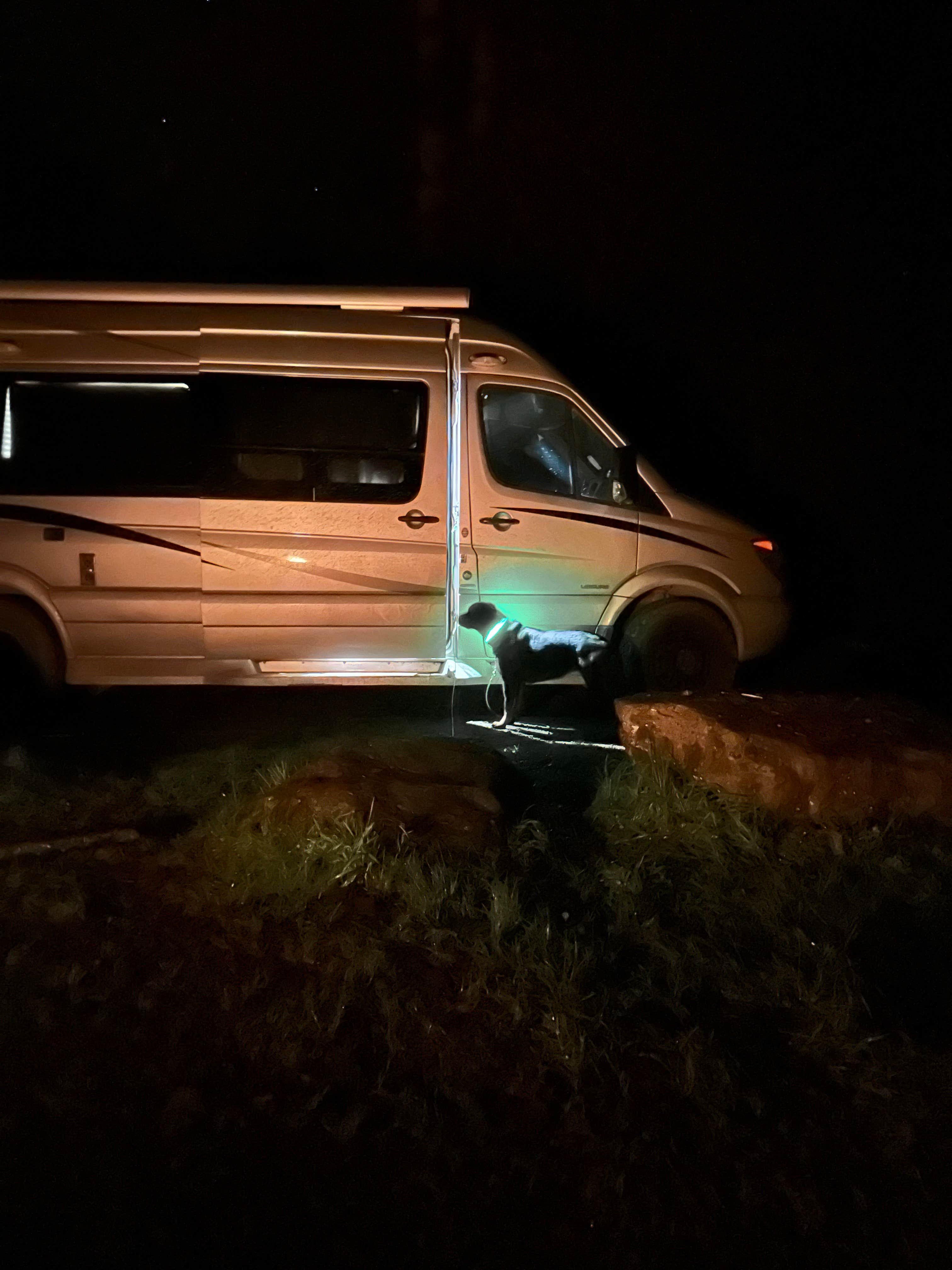 Teresa A.'s photo of camping with pets at Agate Campground — Sue-meg State Park near Eureka, CA