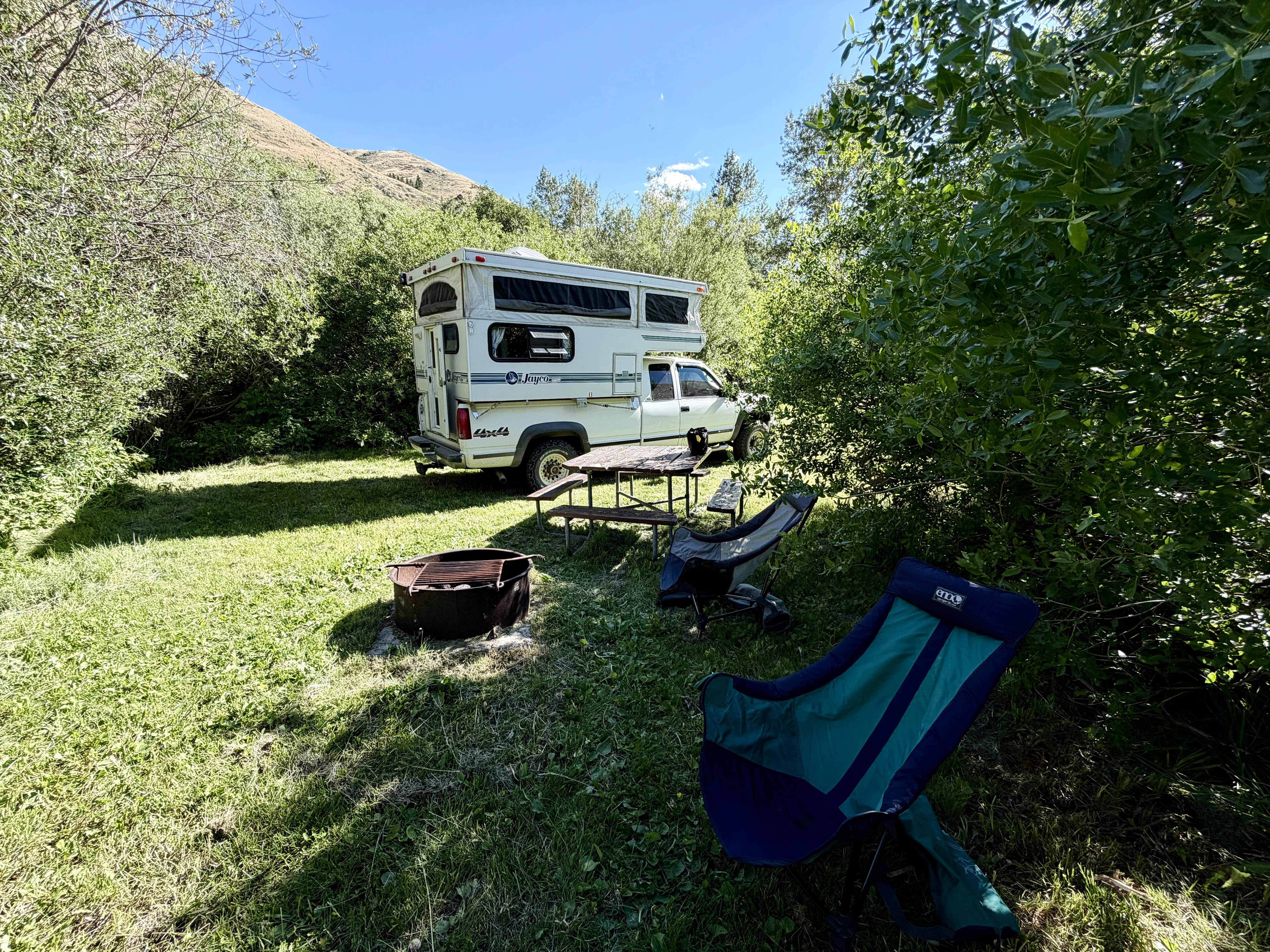 Camping near Bloody Dick Cabin: Agency Creek Campground, Leadore, Idaho