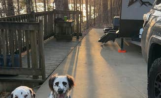 Jules S.'s photo of camping with pets at Deerlick Creek near Vestavia Hills, AL