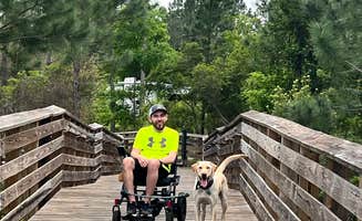 Maggie  C.'s photo of camping with pets at Gulf State Park Campground near Magnolia Springs, AL