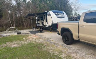 Jon K.'s photo of glamping accommodations at Gulf State Park Campground near Perdido Key, FL