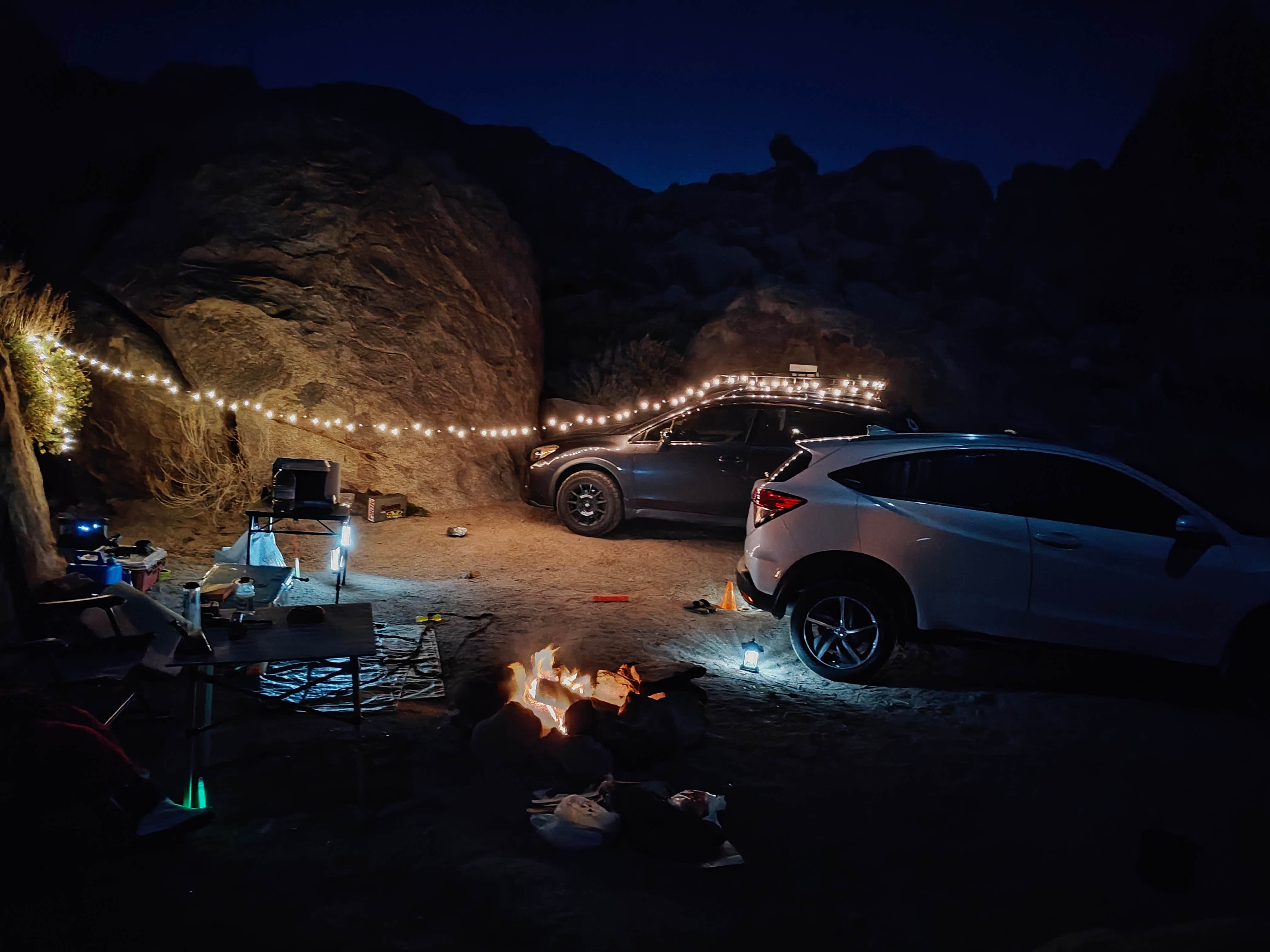Alabama Hills Dispersed Campsite