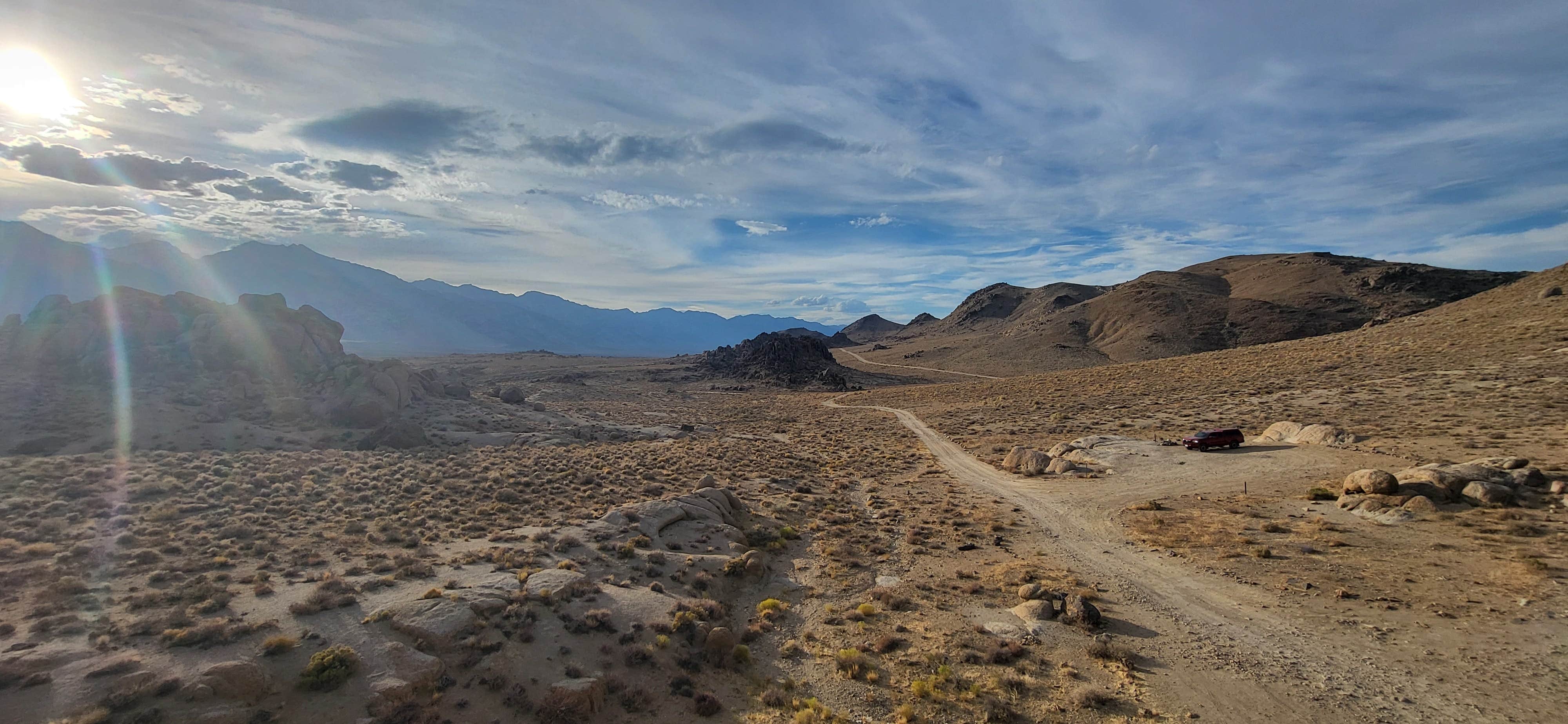 J M.'s photo of a dispersed camping area at Alabama Hills North near Seven Pines, CA