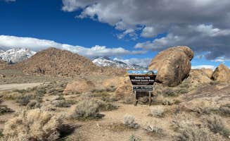 Nicole V.'s photo of a dispersed camping area at Alabama Hills on Movie Flat Road near Darwin, CA