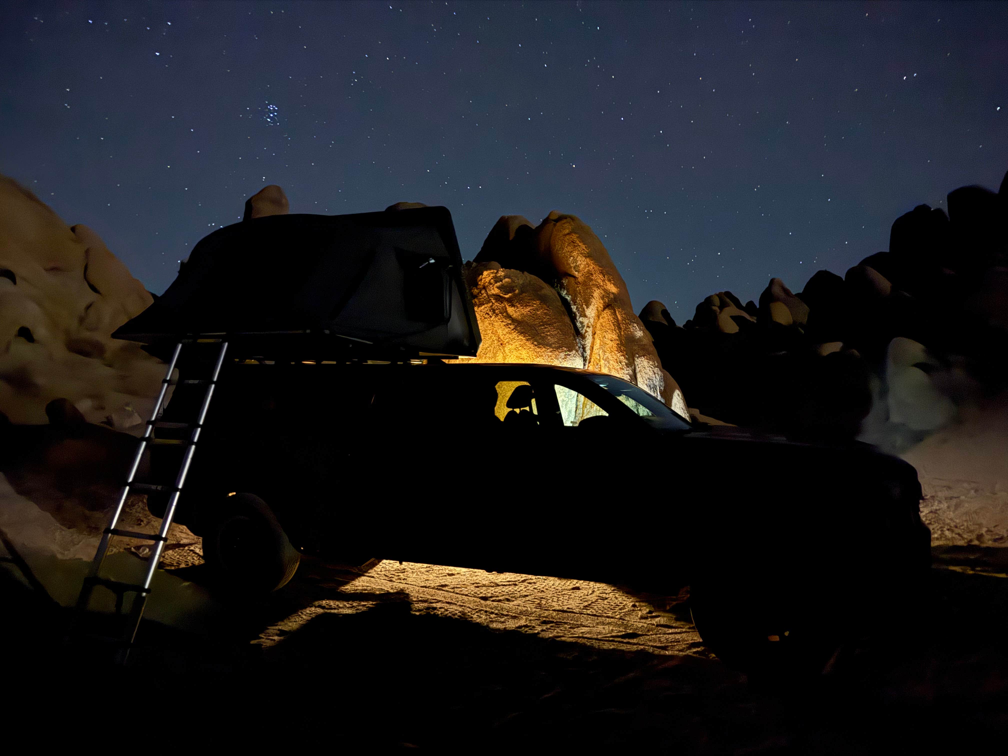 Camper submitted image from Alabama Hills Side Trail Dispersed Campsite - 5