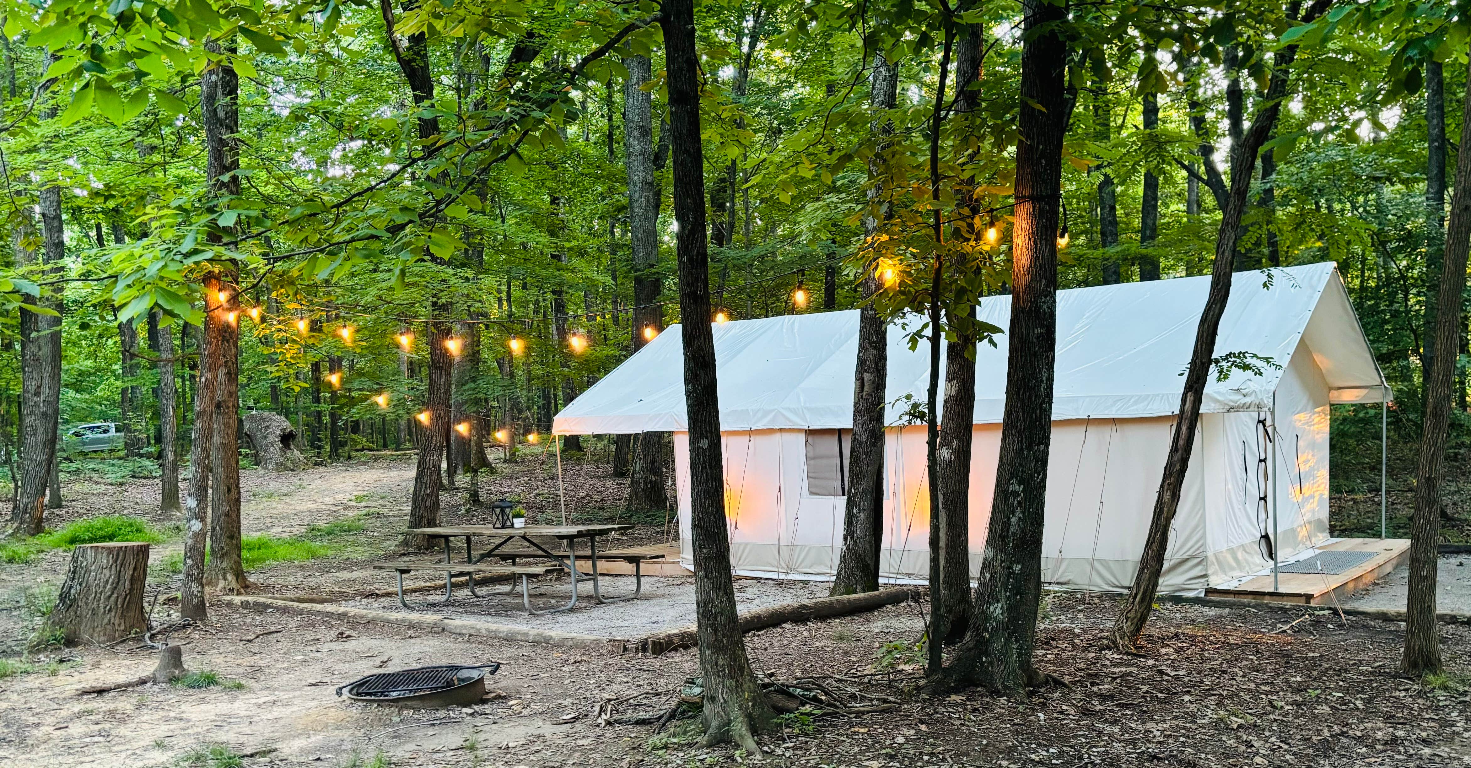 L&A C.'s photo of tent camping at Monte Sano State Park Campground near Danville, AL