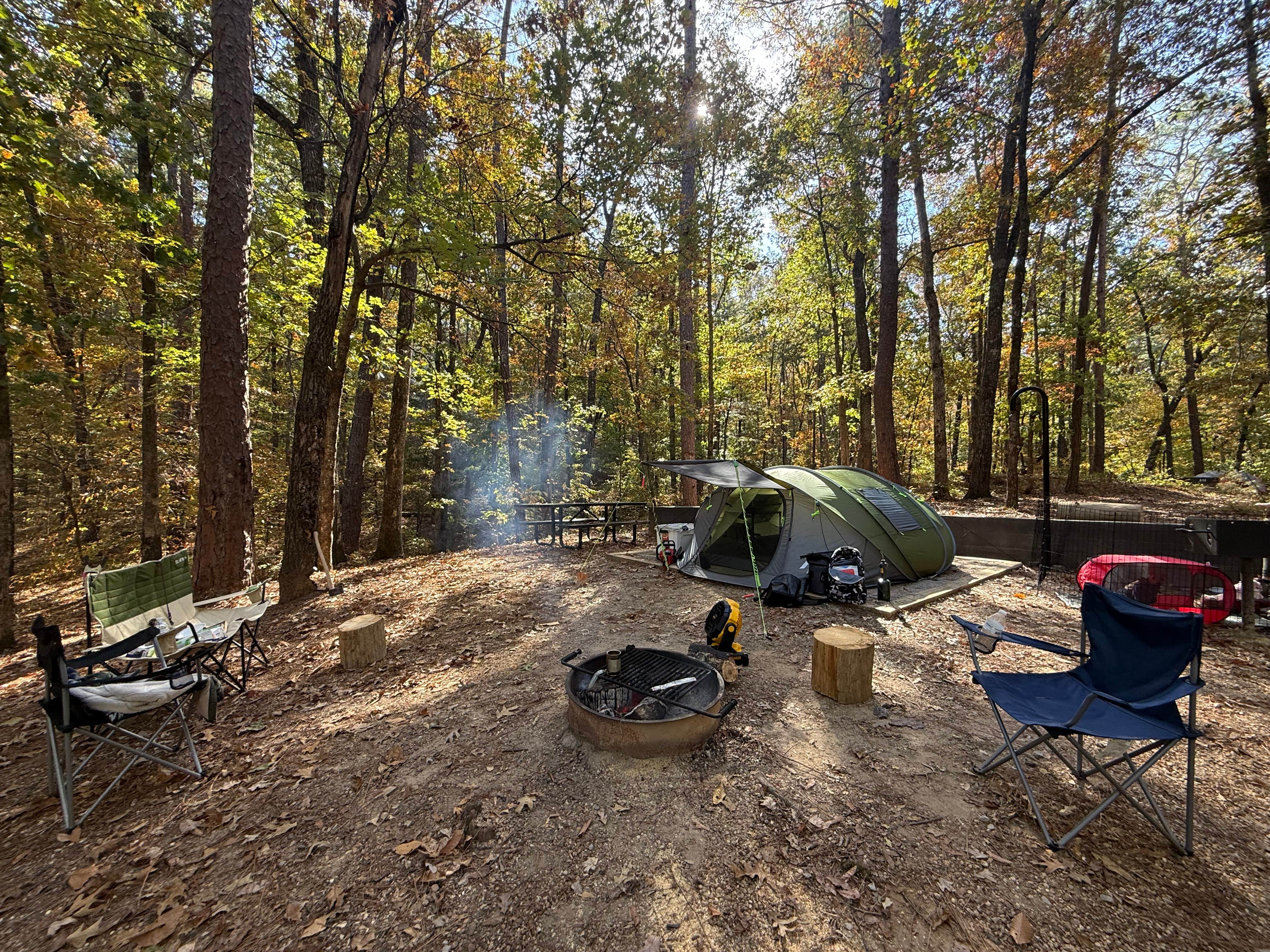 Chicken W.'s photo at Oak Mountain State Park Campground near Spring Garden, AL