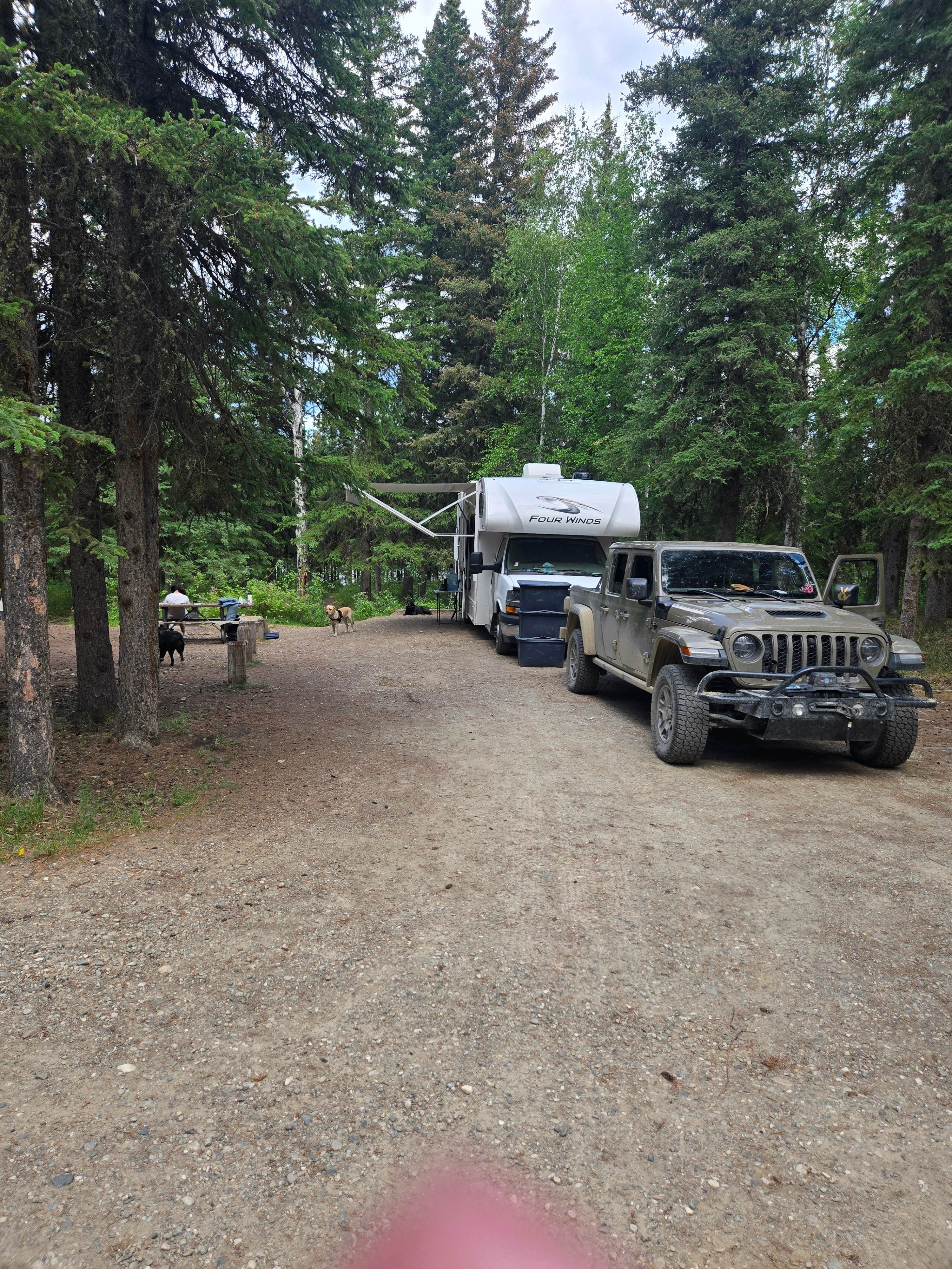 Camper-submitted photo at Clearwater State Rec Area near Fort Greely, AK
