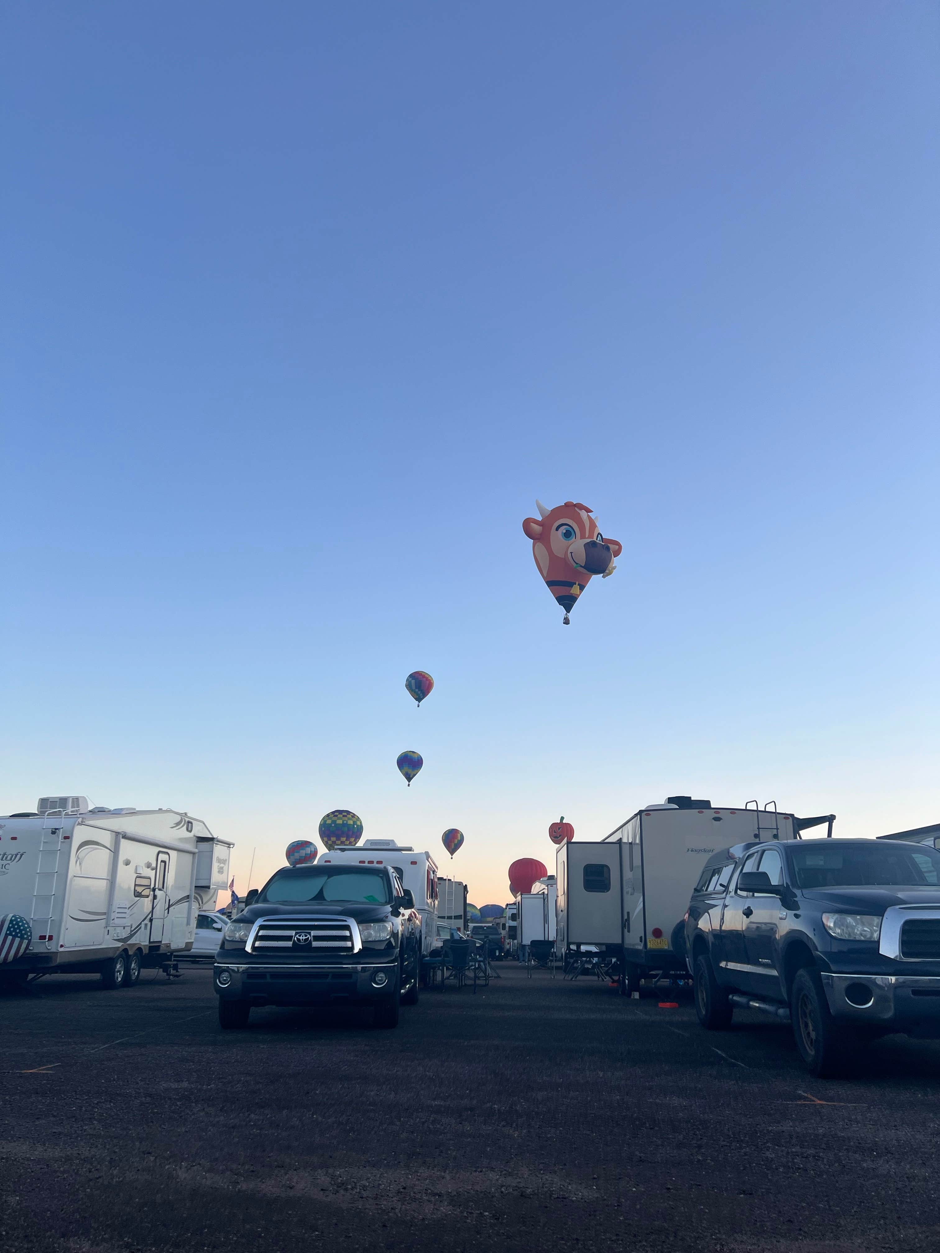 Camper submitted image from Albuquerque International Balloon Fiesta VIP West Lot - 3