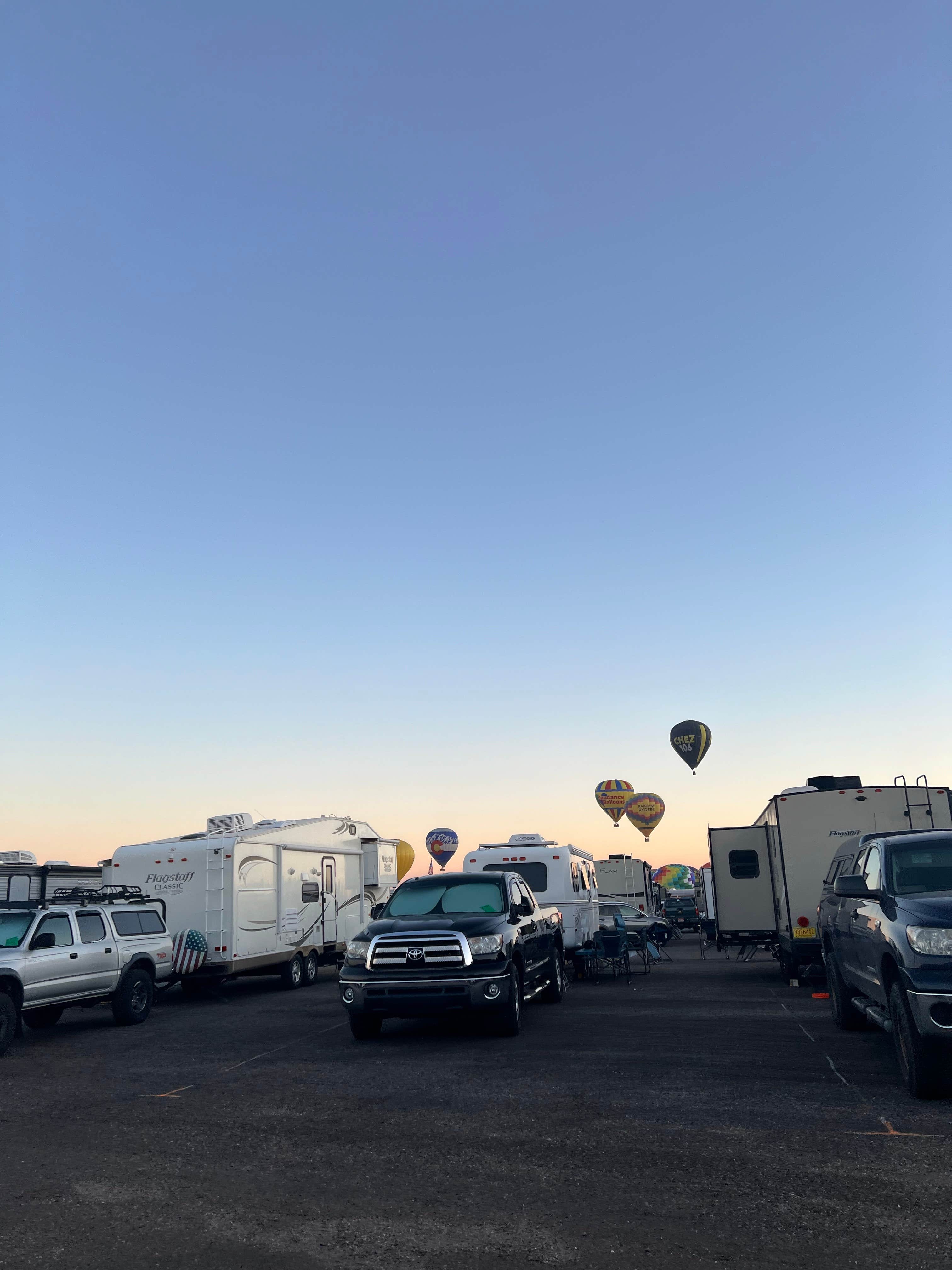 Camper submitted image from Albuquerque International Balloon Fiesta VIP West Lot - 1