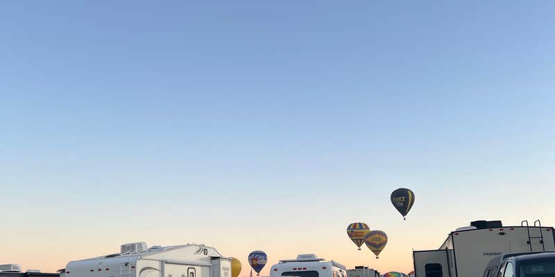 Camper submitted image from Albuquerque International Balloon Fiesta VIP Lot