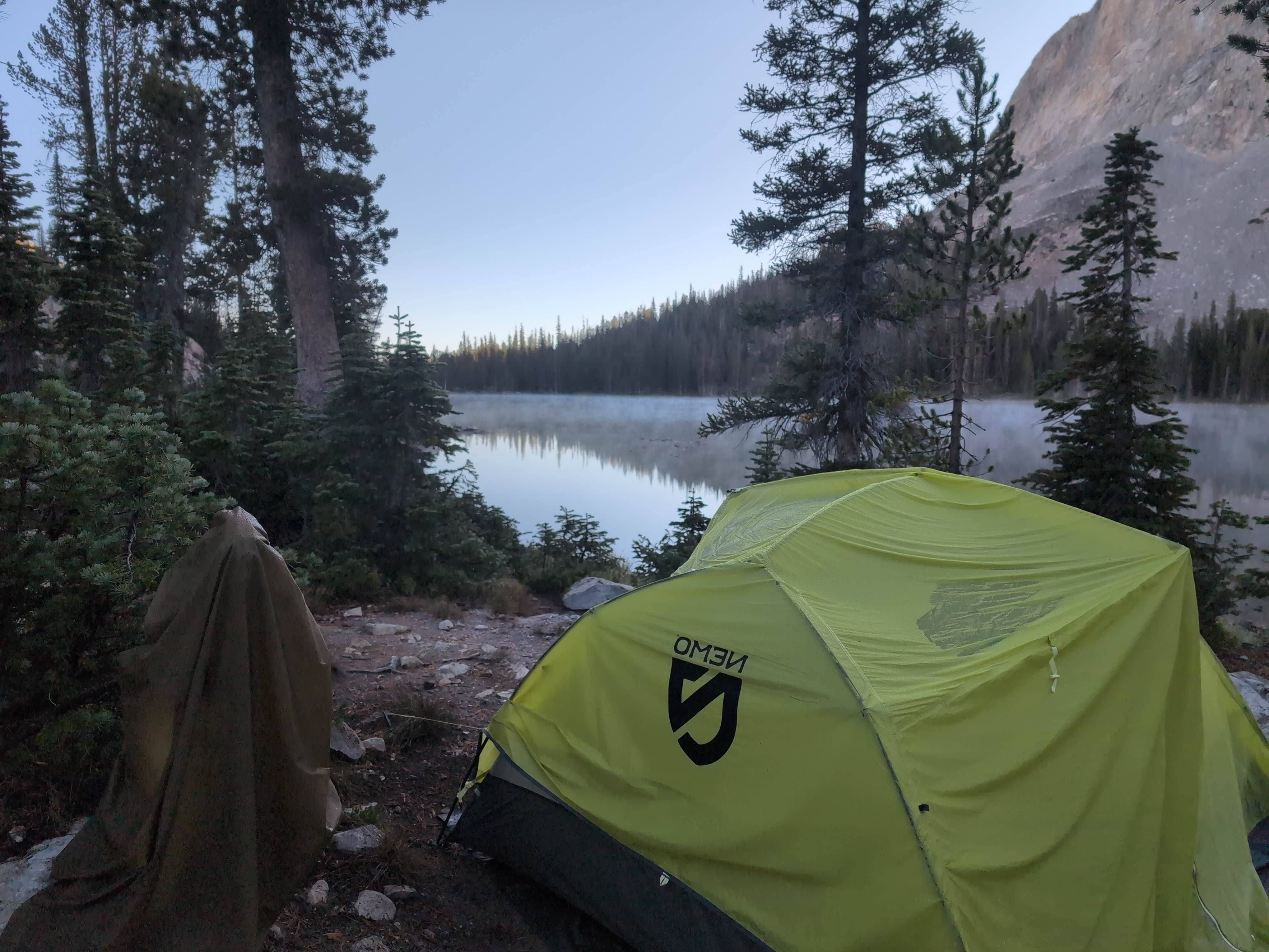 Dallin S.'s photo of tent camping at Alice Lake Primitive Campsite - Sawtooth National Forest near Stanley, ID